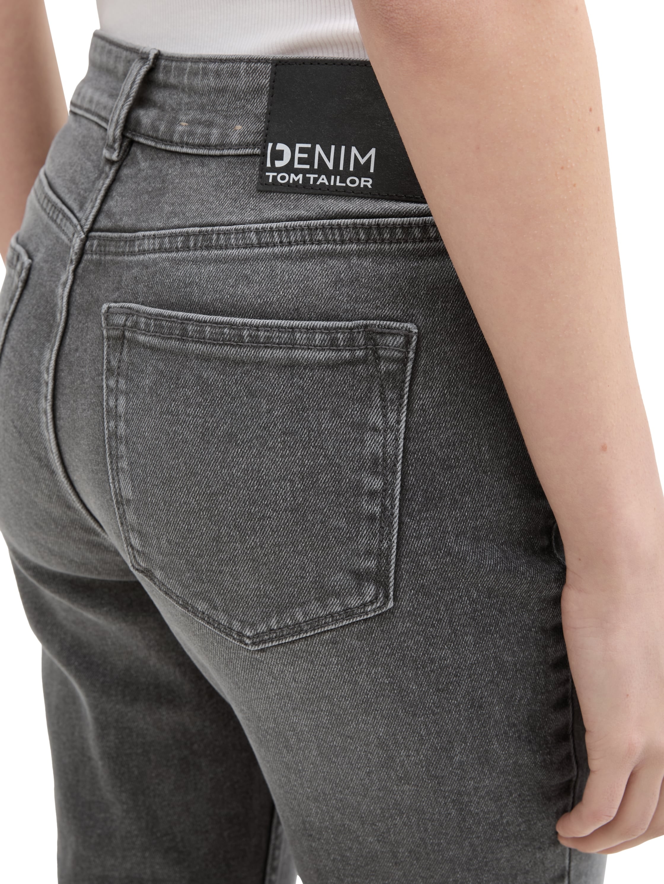 TOM TAILOR Denim 7/8-Jeans, im Used-Look
