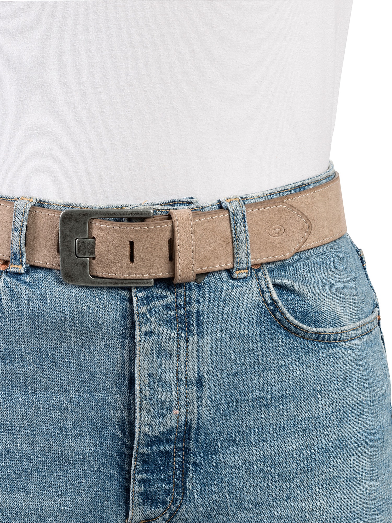 TOM TAILOR Ledergürtel »TTLUCY«, 4 cm breiter Damengürtel, Casual und Jeans Look