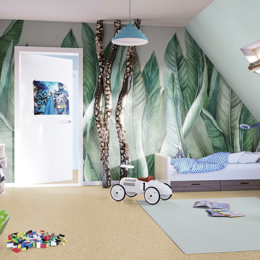 Vorwerk Teppichboden »Passion 1005 (Luco), Schlinge - meliert, Made in Germany«, rechteckig, 6 mm Höhe, Wohnzimmer, Schlafzimmer, Kinderzimmer, Breite 400/500 cm