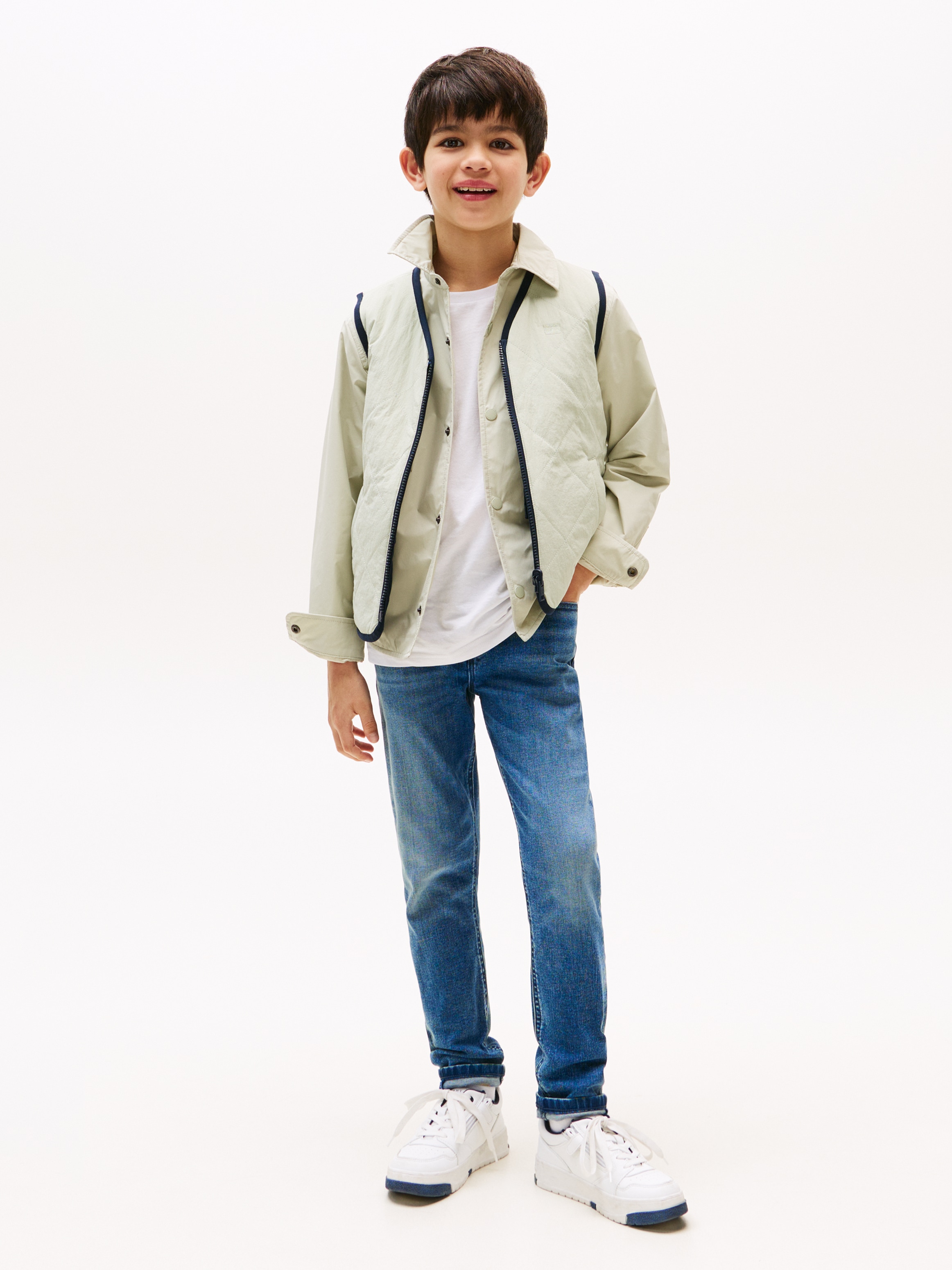 Tommy Hilfiger Slim-fit-Jeans »SCANTON VINTAGE DENIM«, für Kinder bis 16 Jahre, n cooler Waschungi