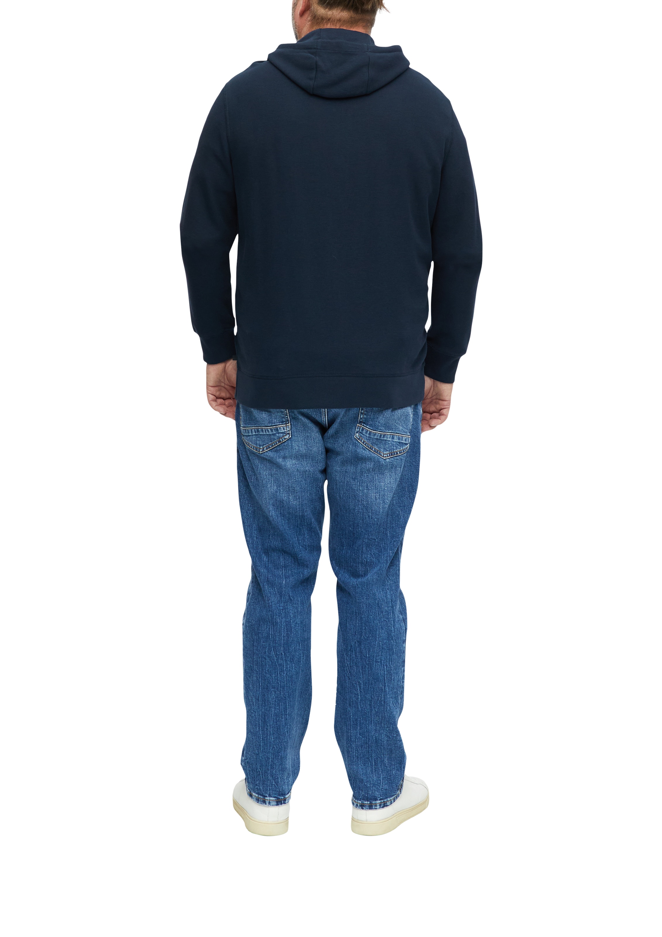 s.Oliver Men Big Sizes Kapuzensweatshirt , unifarben / Große Größen
