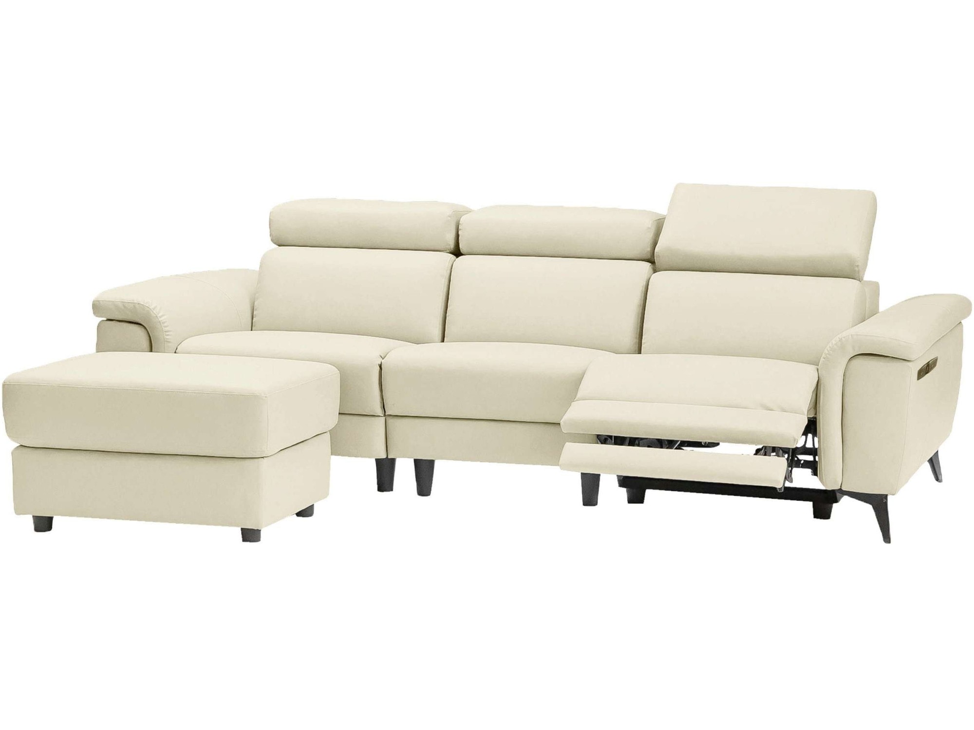 Places of Style 3-Sitzer »Marita«, mit elektrischer Relaxfunktion in einem Sitz und USB-Anschluss