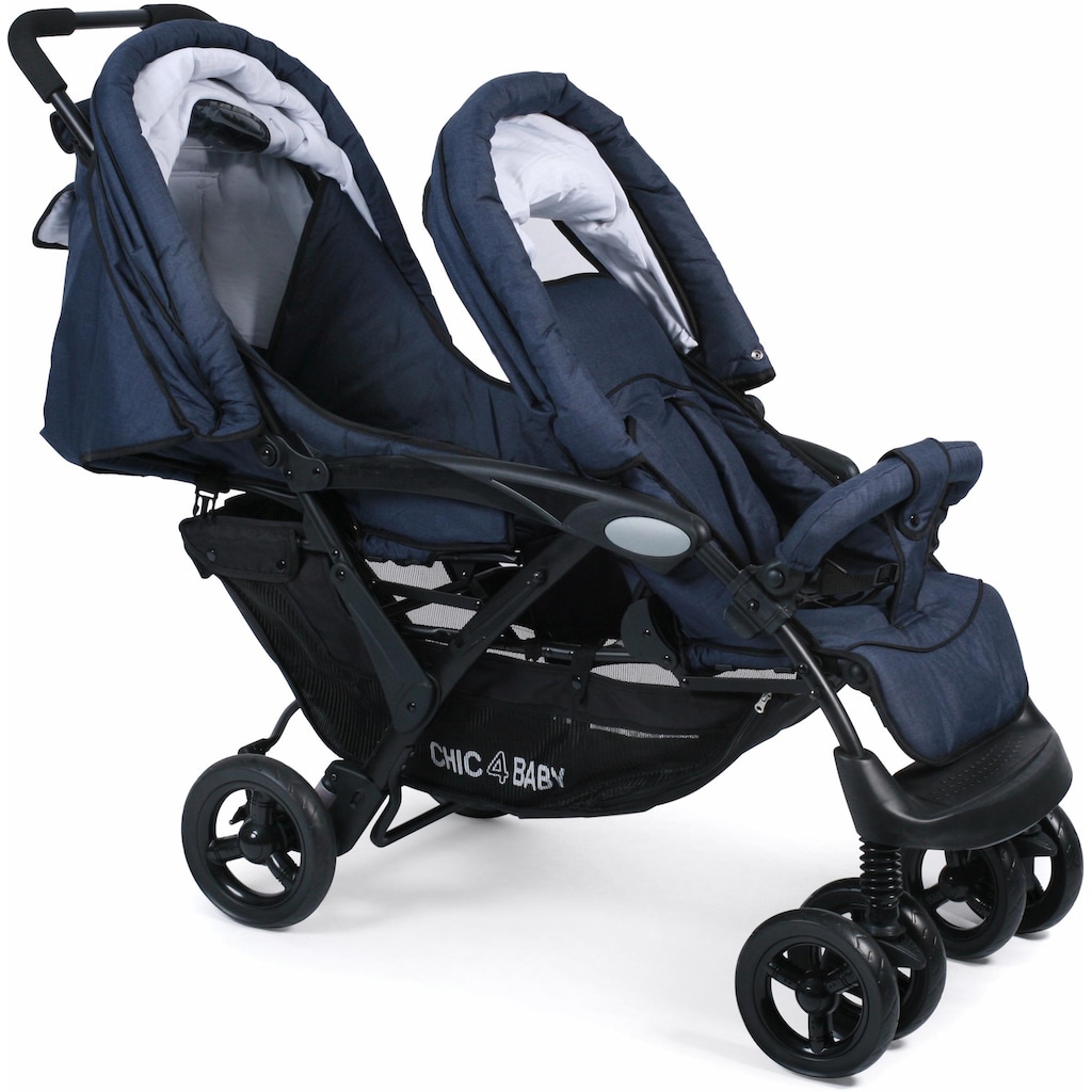 CHIC4BABY Geschwisterwagen »Duo, navy«