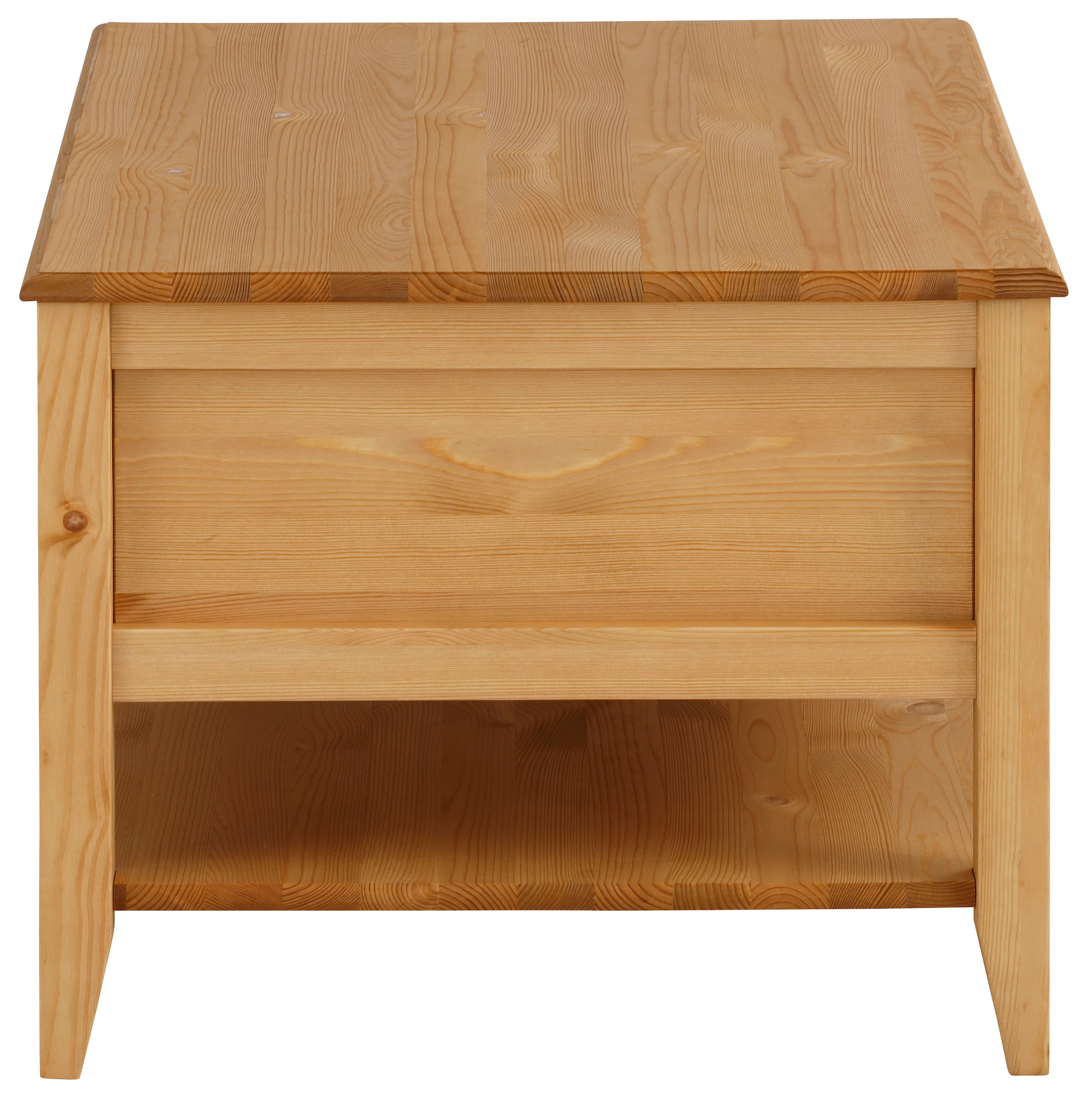 OTTO home Couchtisch »Leonis« Breite 89 cm, mit Schubladen und Ablageboden, massiver Kiefer,  FSC®