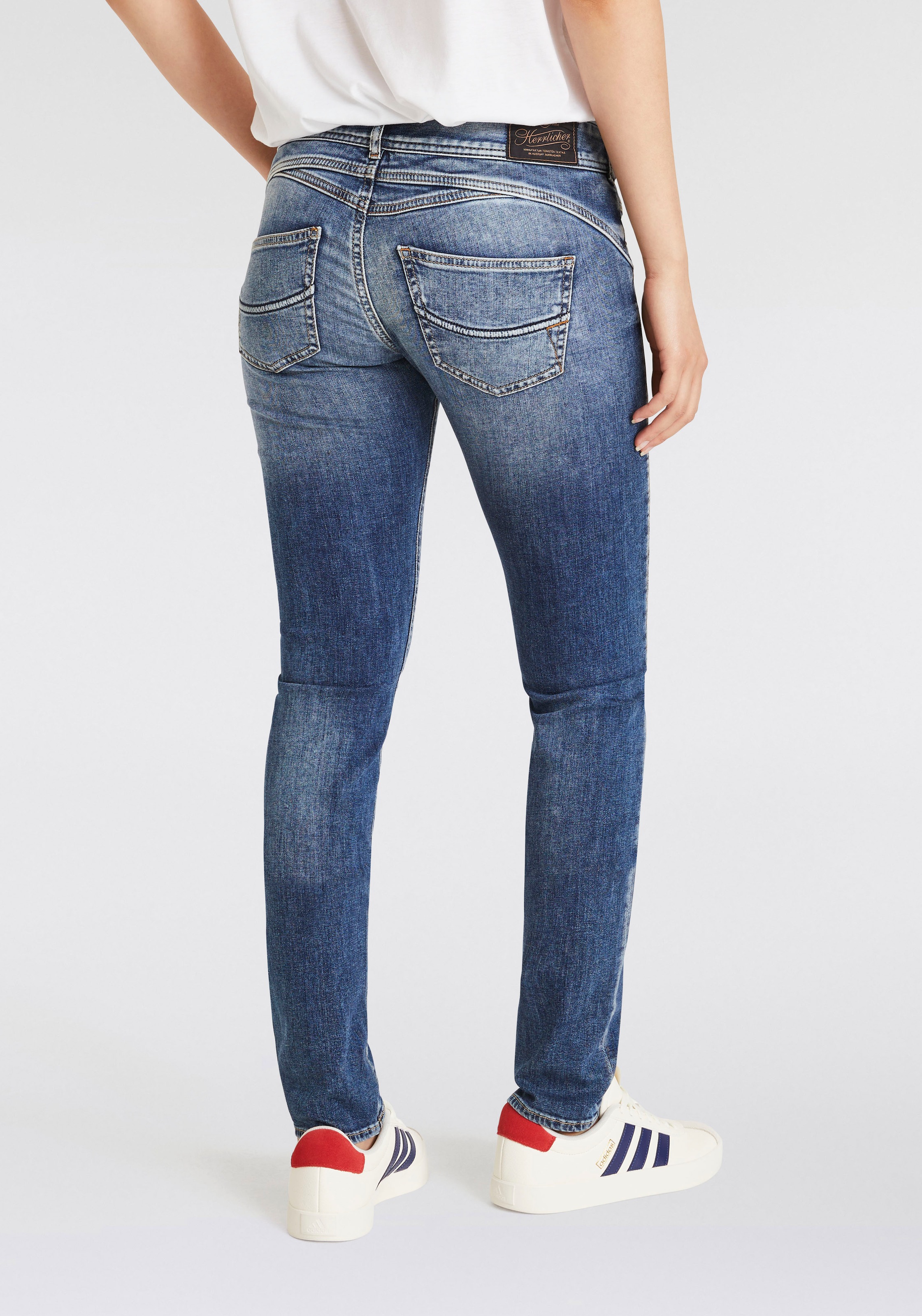 Herrlicher Slim-fit-Jeans »Gila Slim Recycled Denim Stretch«, im Five-Pocket Style