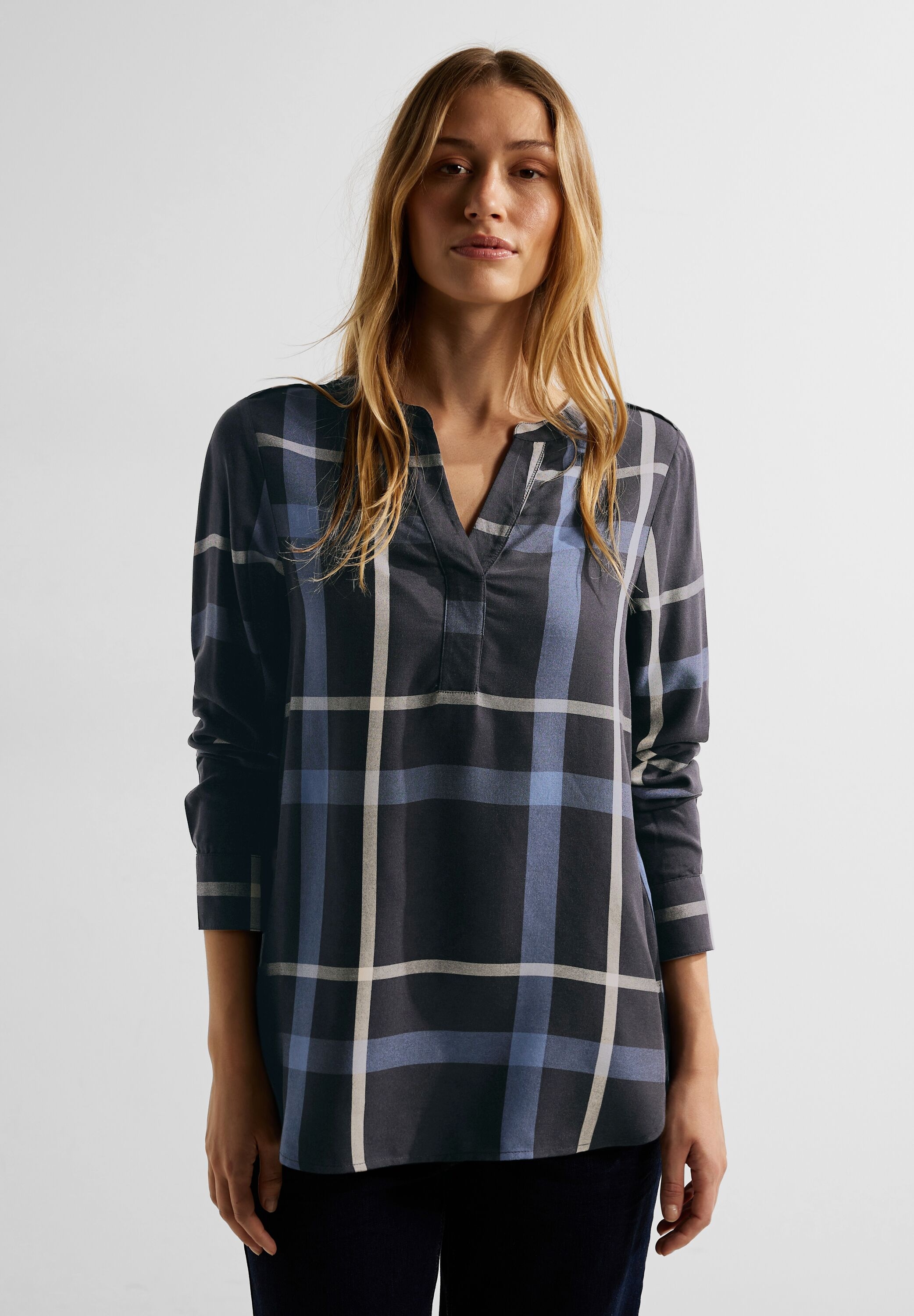 bei Cecil »Check Karo-Druck Blouse«, Long Longbluse OTTOversand