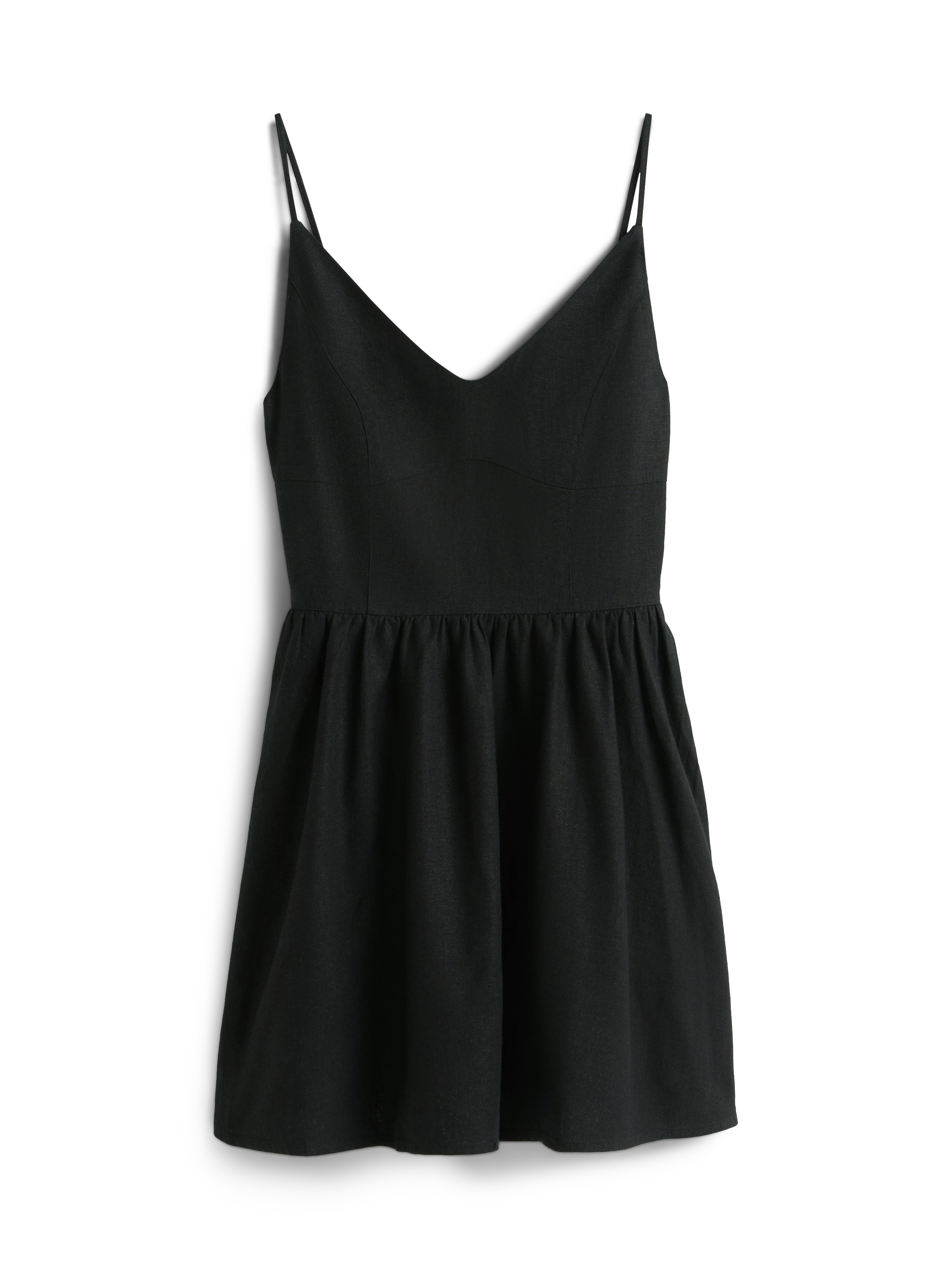 Tommy Jeans Minikleid »TJW LINEN SKATER DRESS« in Extra Slim Fit, Leinen-Mix
