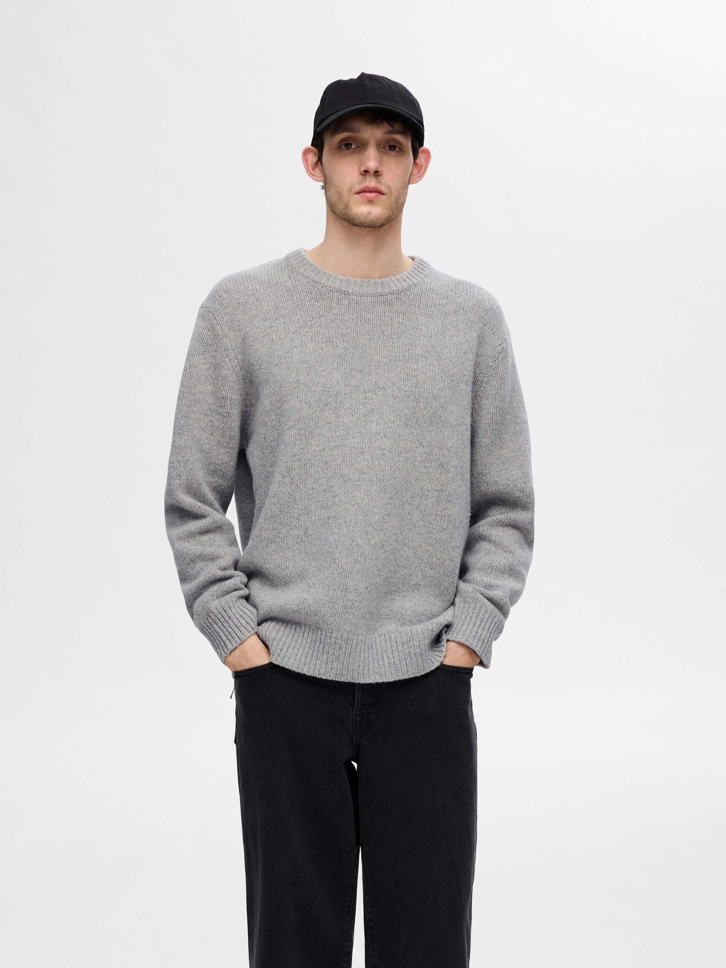 SELECTED HOMME Strickpullover »SLHCODY LS KNIT RELAXED CREW NECK NOOS«