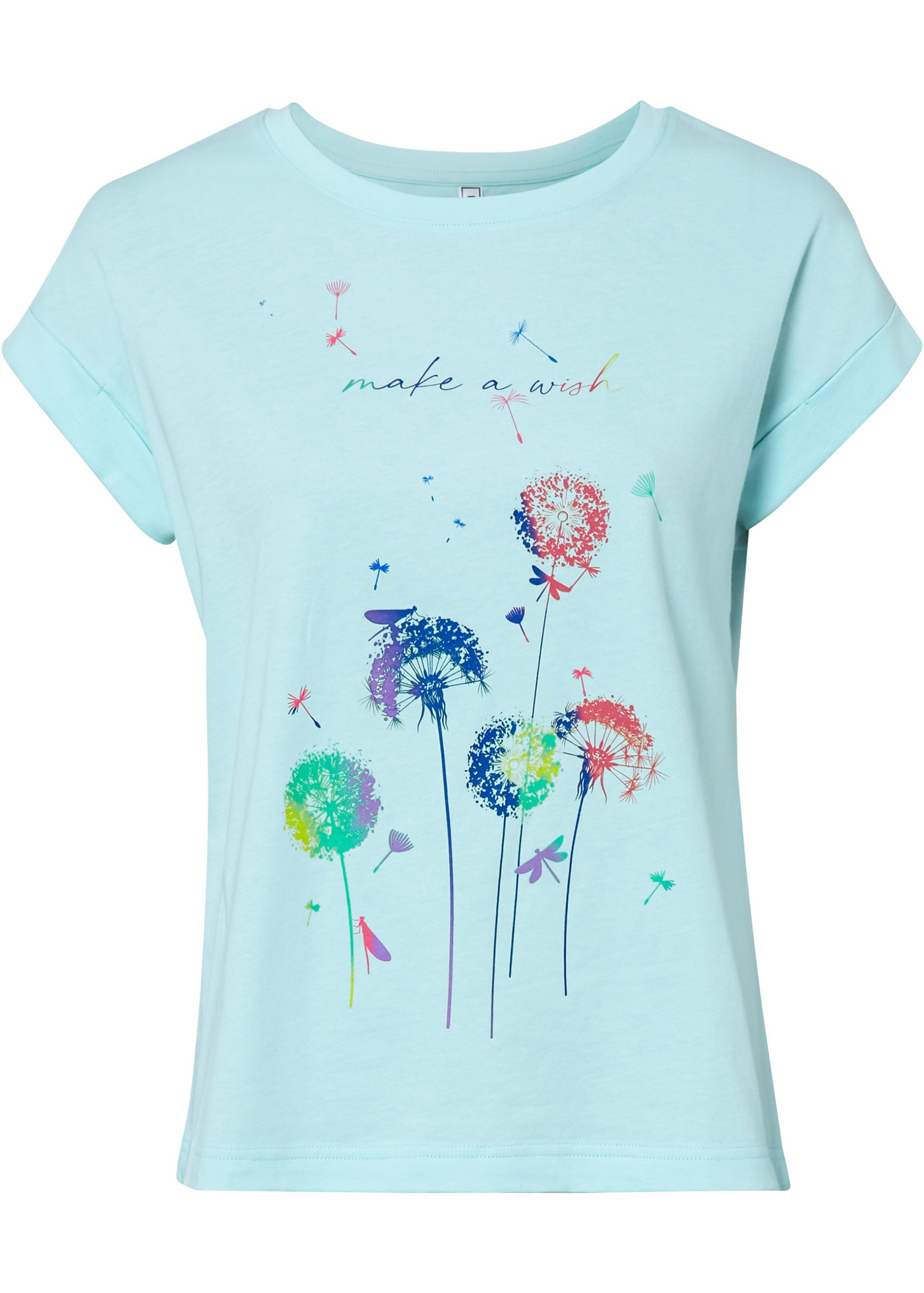 bonprix T-Shirt »Shirt mit Pusteblumen« Shirt mit Pusteblumen