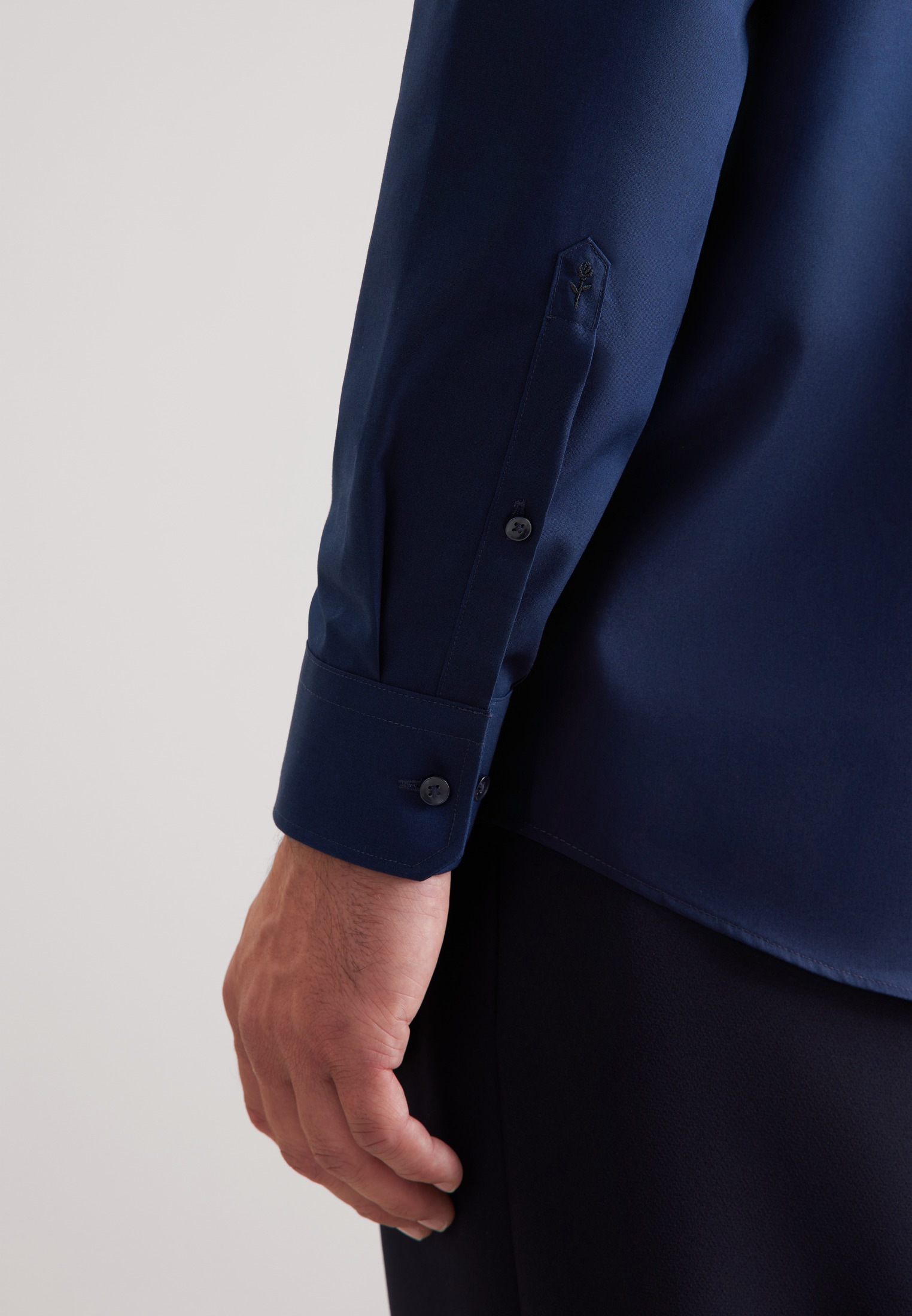 seidensticker Businesshemd »Schwarze Rose« Regular 1/1 Kentkragen Uni