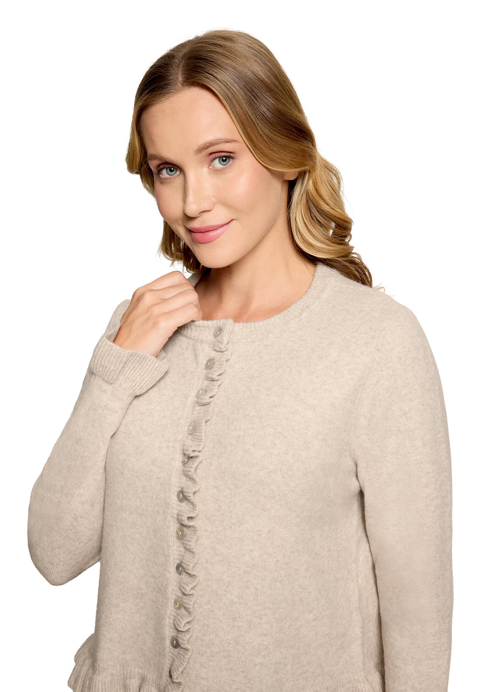 Cartoon Cardigan »Cardigan mit Rüschen«