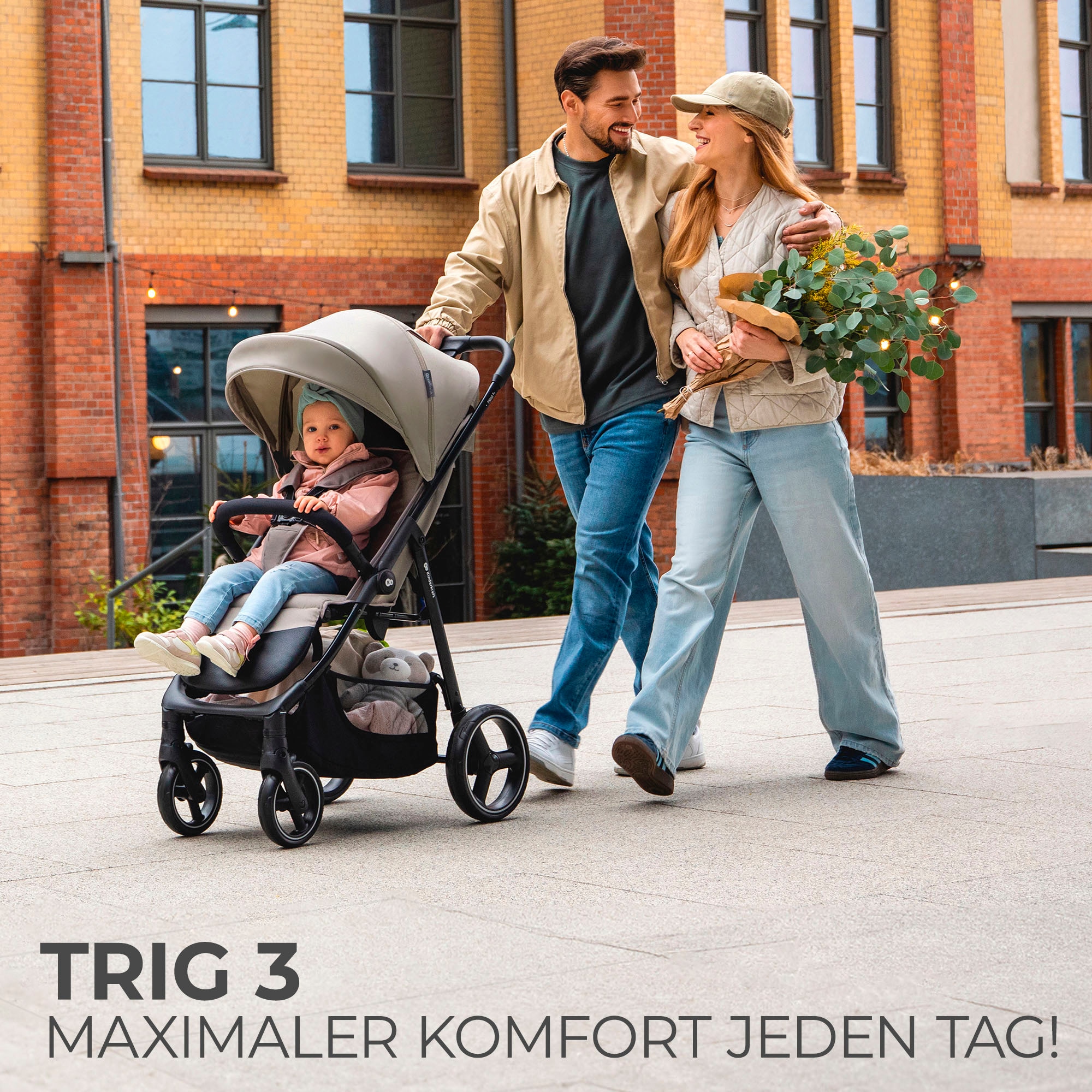 Kinderkraft Kinder-Buggy »TRIG 3«, 22 kg