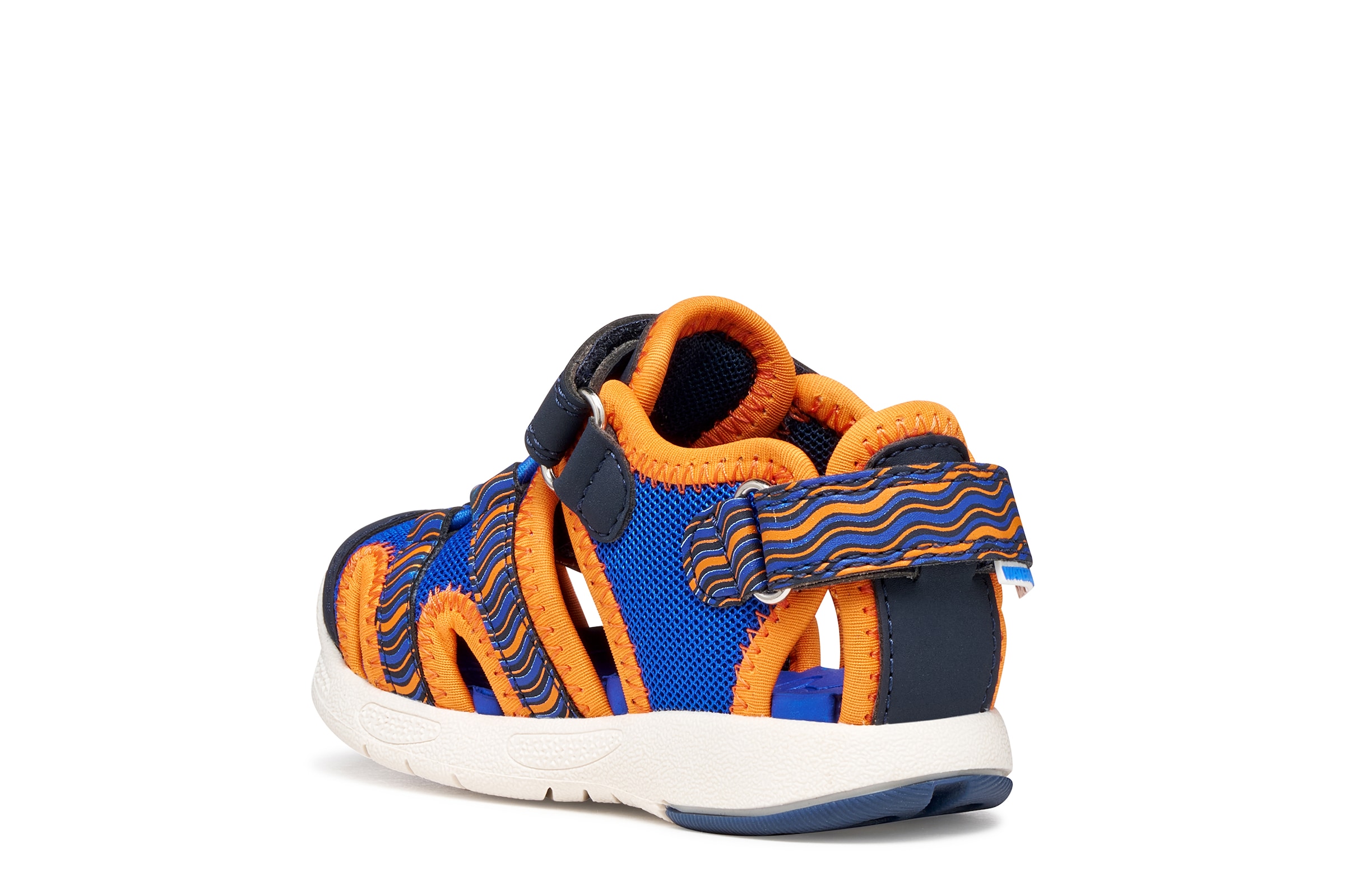 Geox Lauflernschuh »B SANDAL MULTY BOY«  Babyschuh, Klettschuh mit Größenschablone zum Download