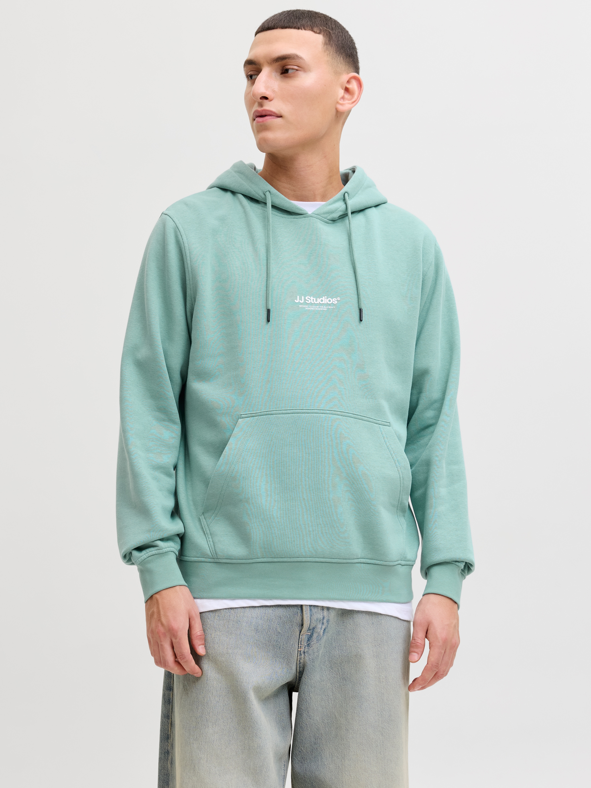 Jack & Jones Kapuzensweatshirt »JJESOHO SWEAT HOOD NOOS«, Baumwollmischung, relaxed fit
