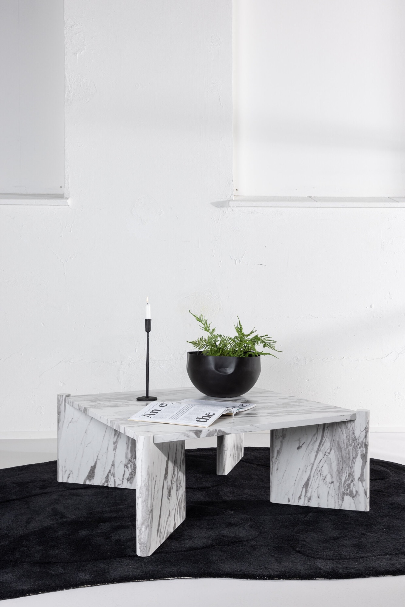 Venture Home Couchtisch »Rogaland, quadratischer Couchtisch, modern & elegant, 100 × 100 cm« Sofatisch, MDF, quadratisch, niedrig, geräumig, raffiniert