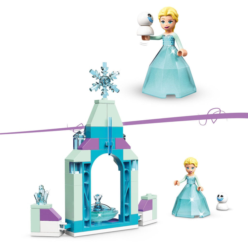 LEGO® Konstruktionsspielsteine »Elsas Schlosshof (43199), LEGO® Disney«, (53 St.)