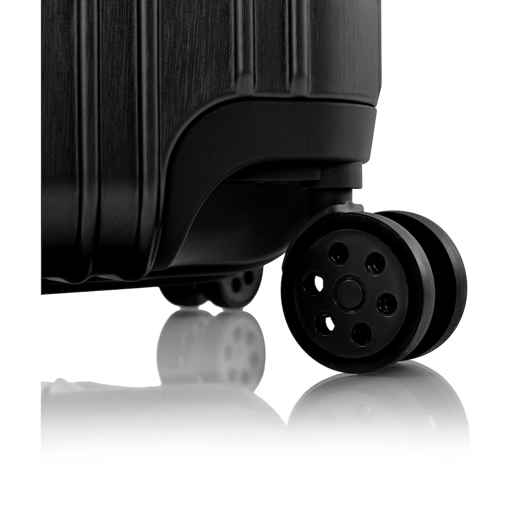 Heys Hartschalen-Trolley »Xtrak, black, 76 cm«, 4 Rollen