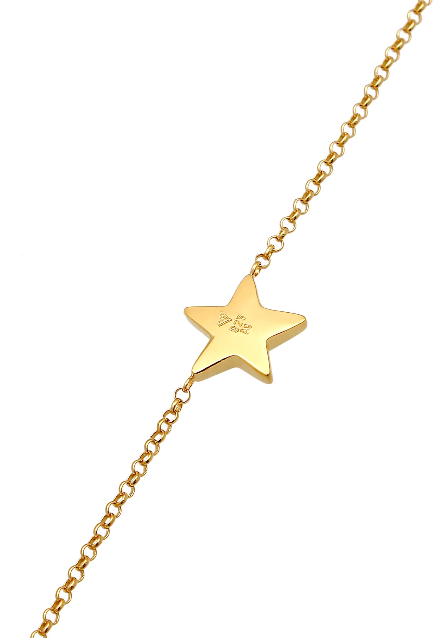 Elli Armkette »Armband Stern Astro Trend Zart 925 Silber«
