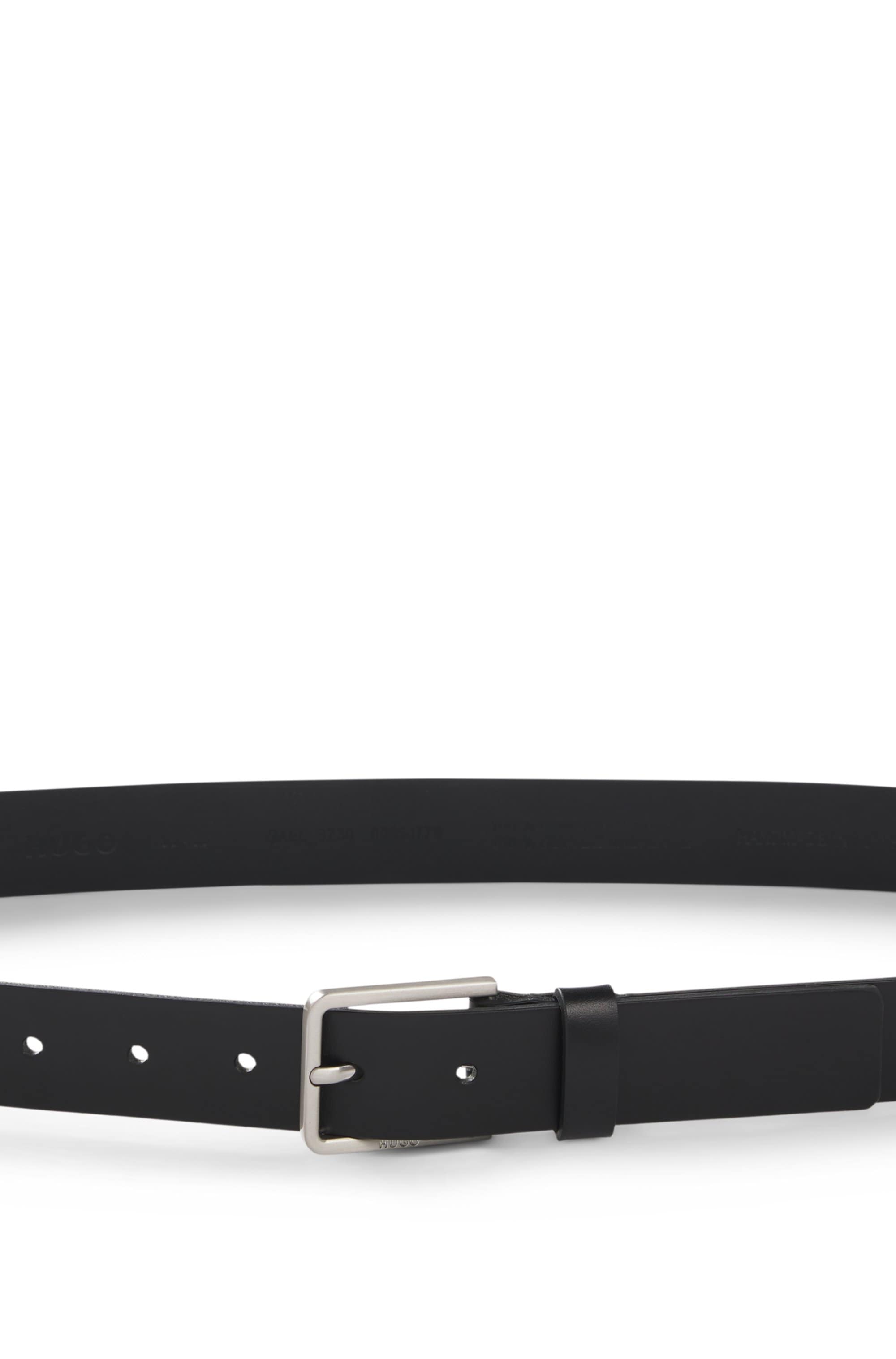 HUGO Ledergürtel »Gael Sz30« mit Logoprägung