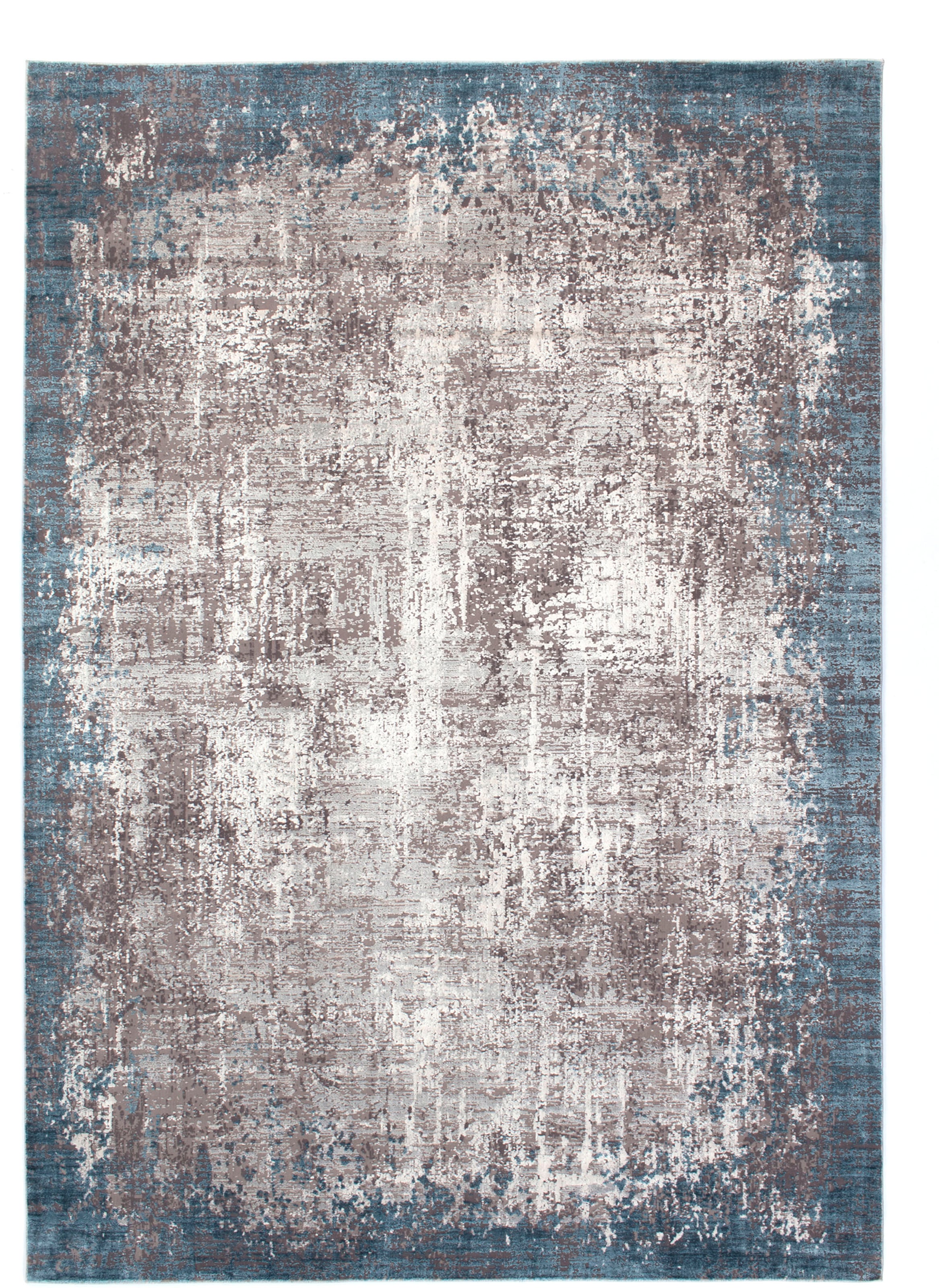 WK WOHNEN Teppich »BORDER« rechteckig 8 mm Höhe hochwertiger Viskoseanteil, samtweiche Oberfläche mit 3 D Effekt