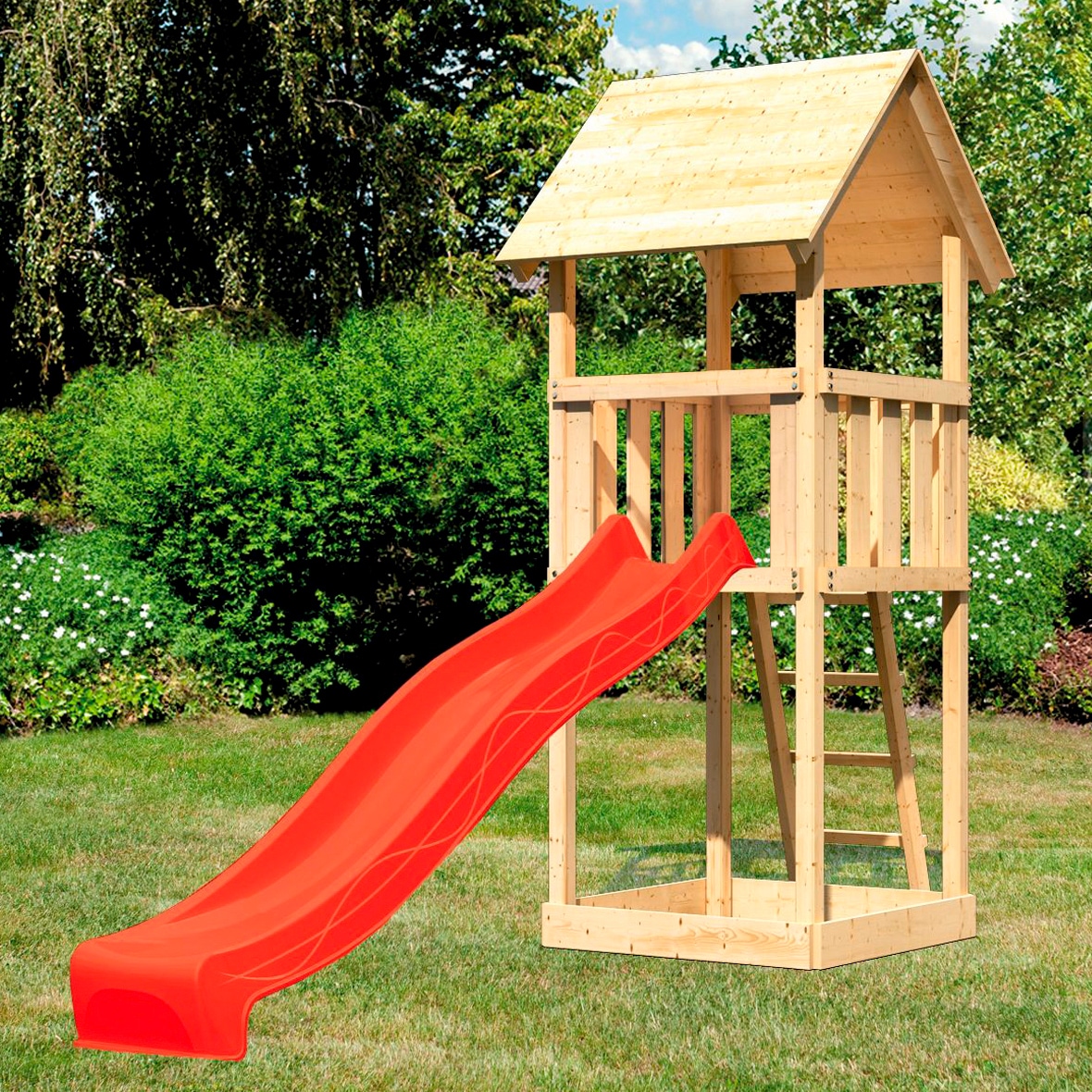 KONIFERA Spielturm »Rosie«, BxTxH: 107x107x291 cm