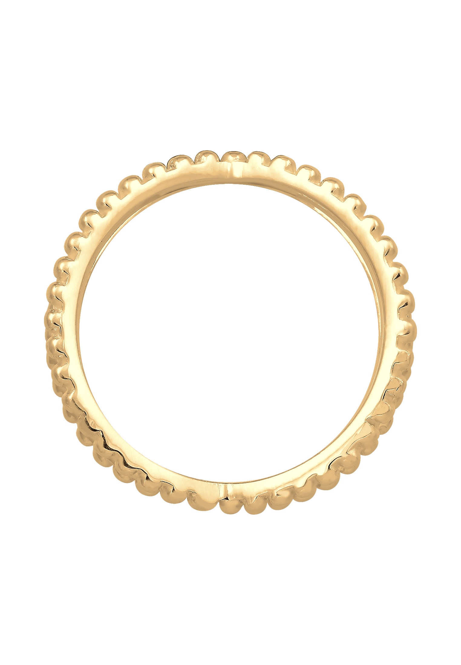 Elli Silberring »Ring Wickelring Criss Cross Kugel 25 Silber«