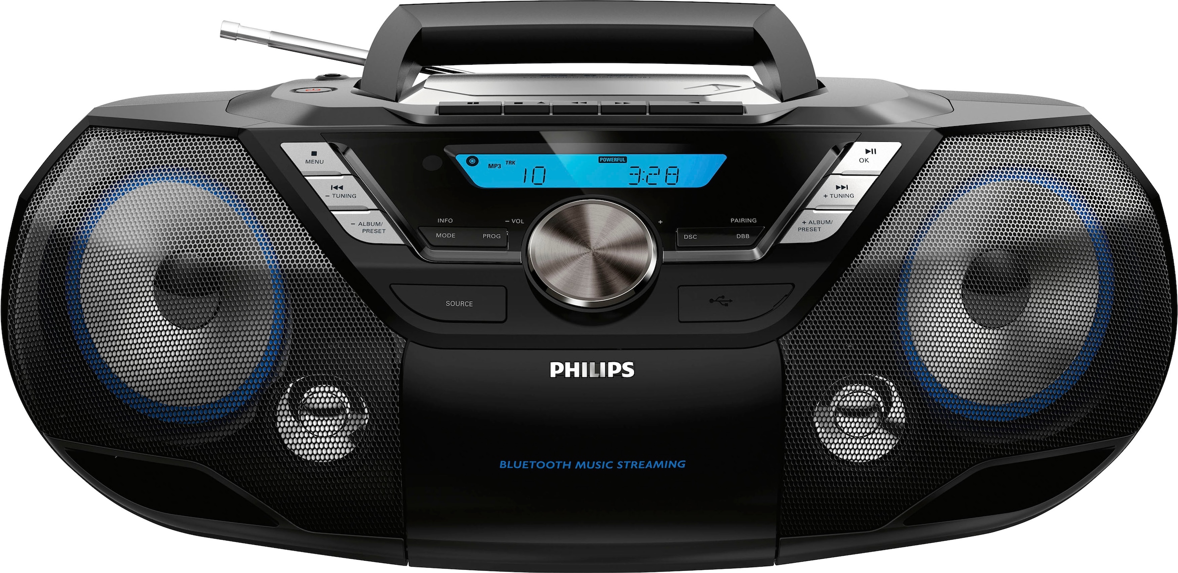 Philips Radio »AZB798T«, (Bluetooth Digitalradio (DAB+)-UKW mit RDS 12 W)
