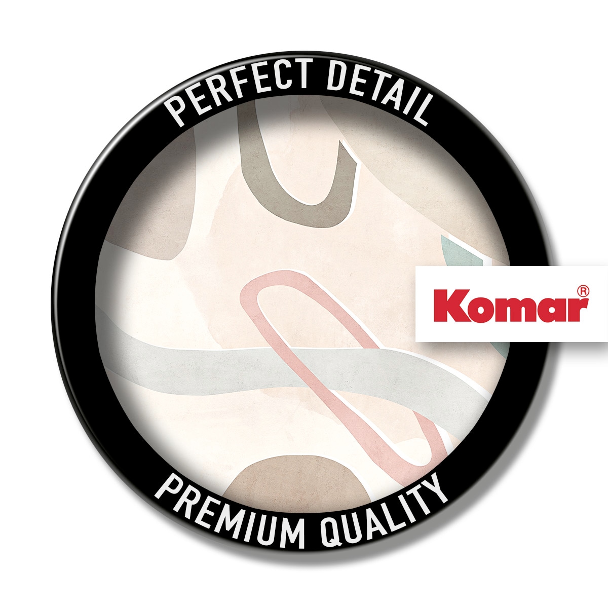 Komar Fototapete »Digitaldruck Vlies -  Paradox Parallelogramm - Größe 400 x 250 cm« bedruckt | floral | geblümt | gemustert | tropisch glatt Wohnzimmer, Schlafzimmer