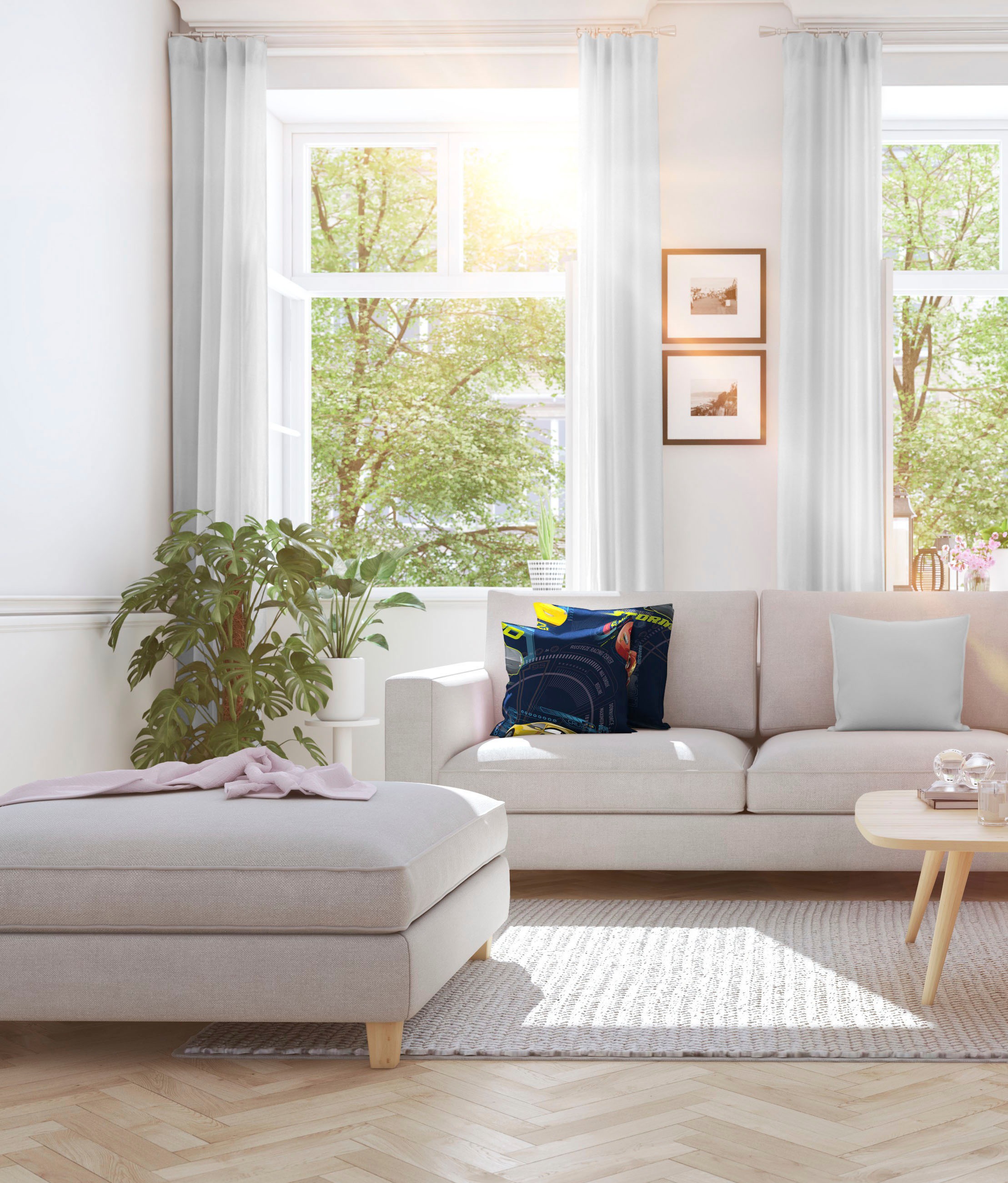 Wirth Dekokissen »Walt Disney« Walt Disney, Kissenhülle ohne Füllung, 2 Stück