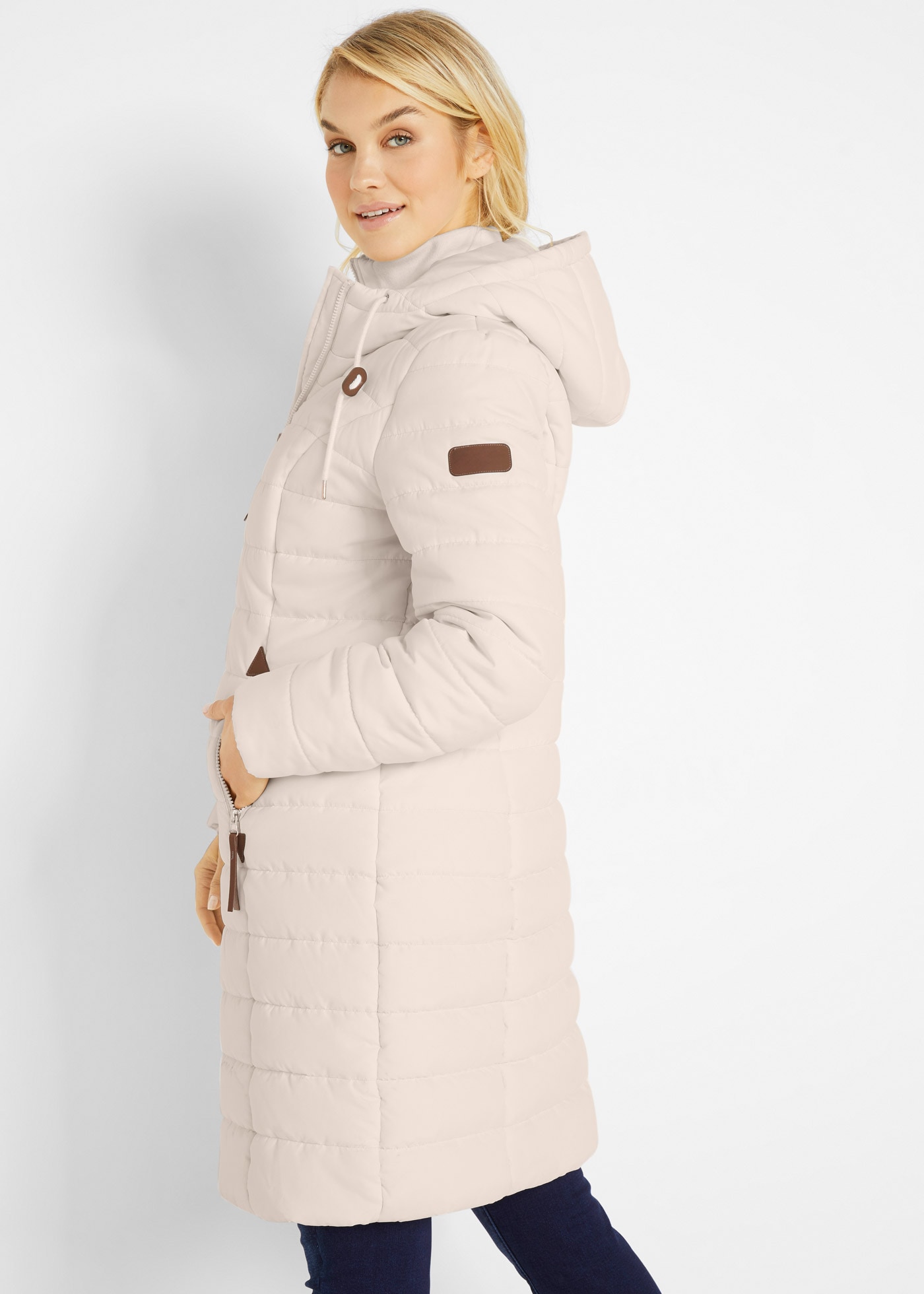 bonprix Steppmantel »Steppmantel, 2-in-1 Optik« Steppmantel, 2-in-1 Optik