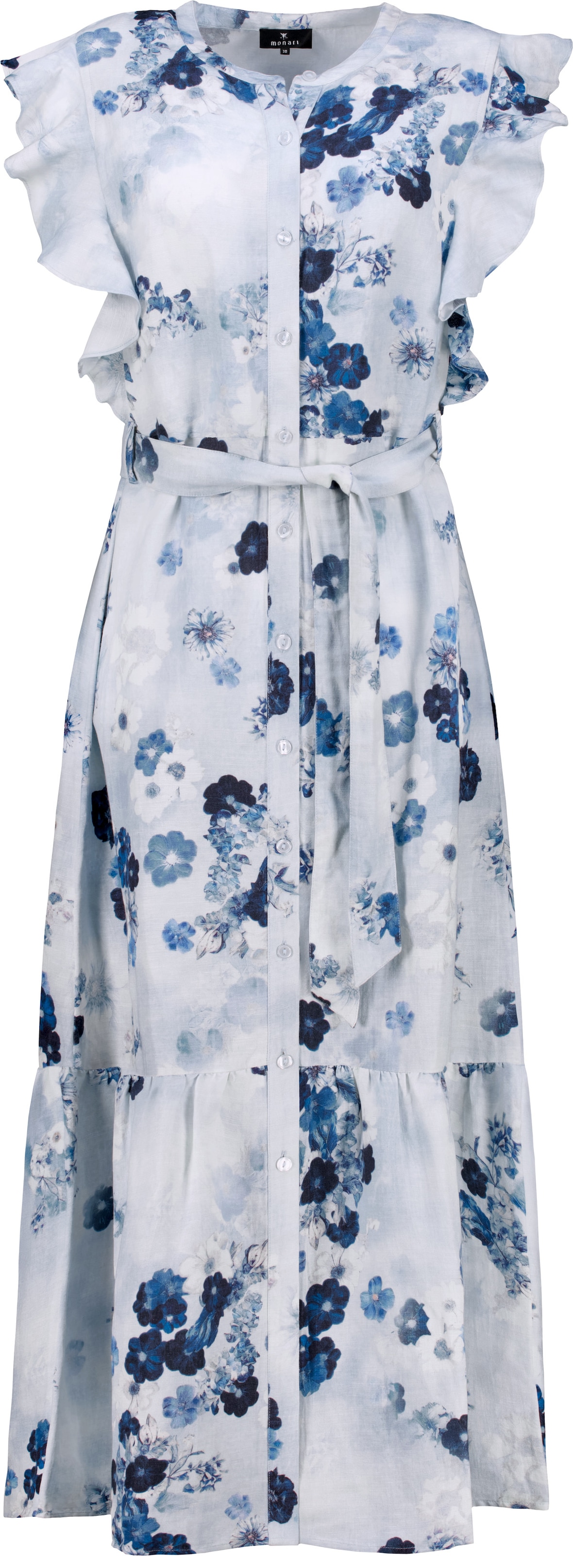 Monari Maxikleid Ohne Tasche Regular fit mit Volants