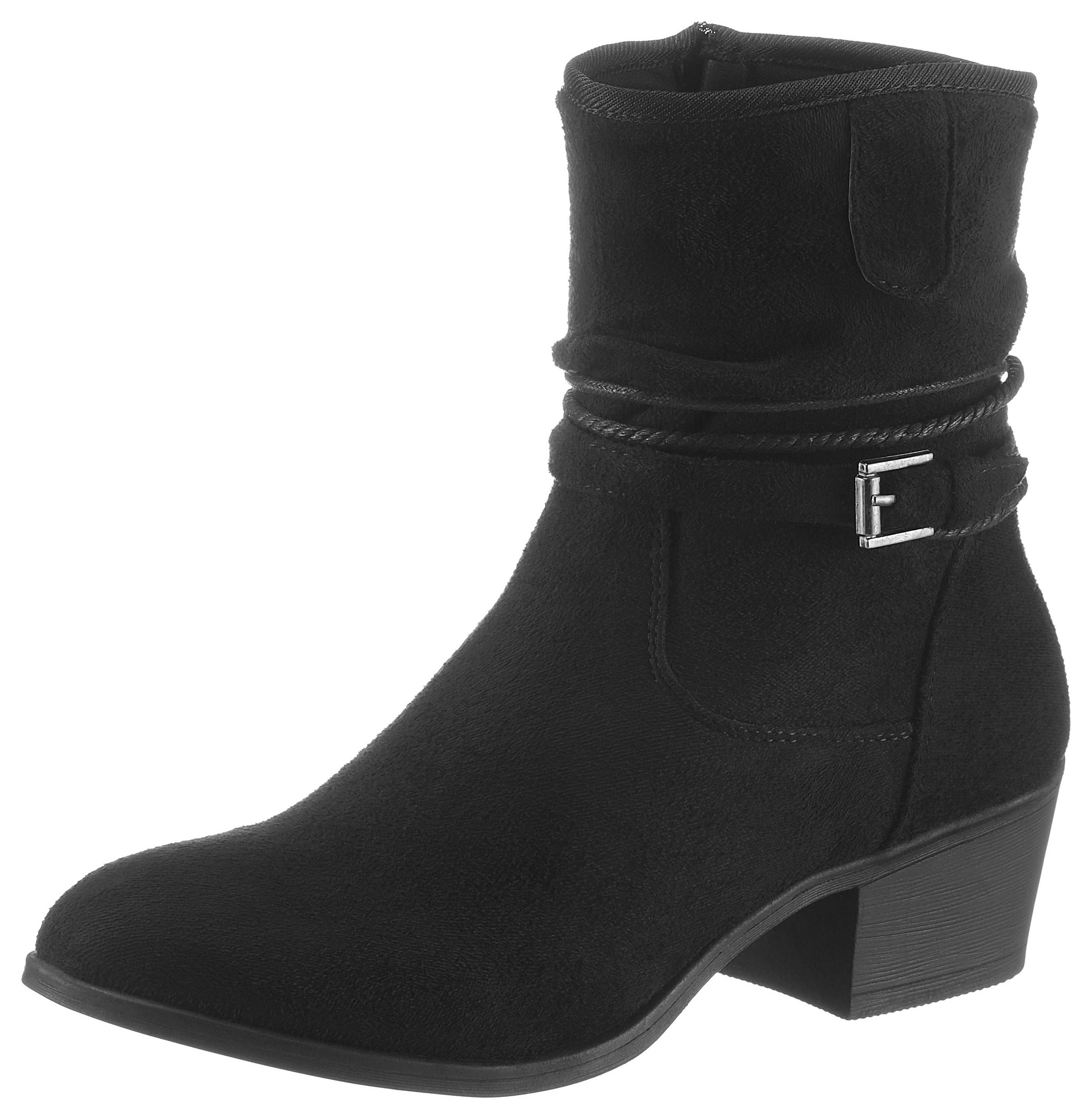 CITY WALK Westernstiefelette, mit Zierriemchen