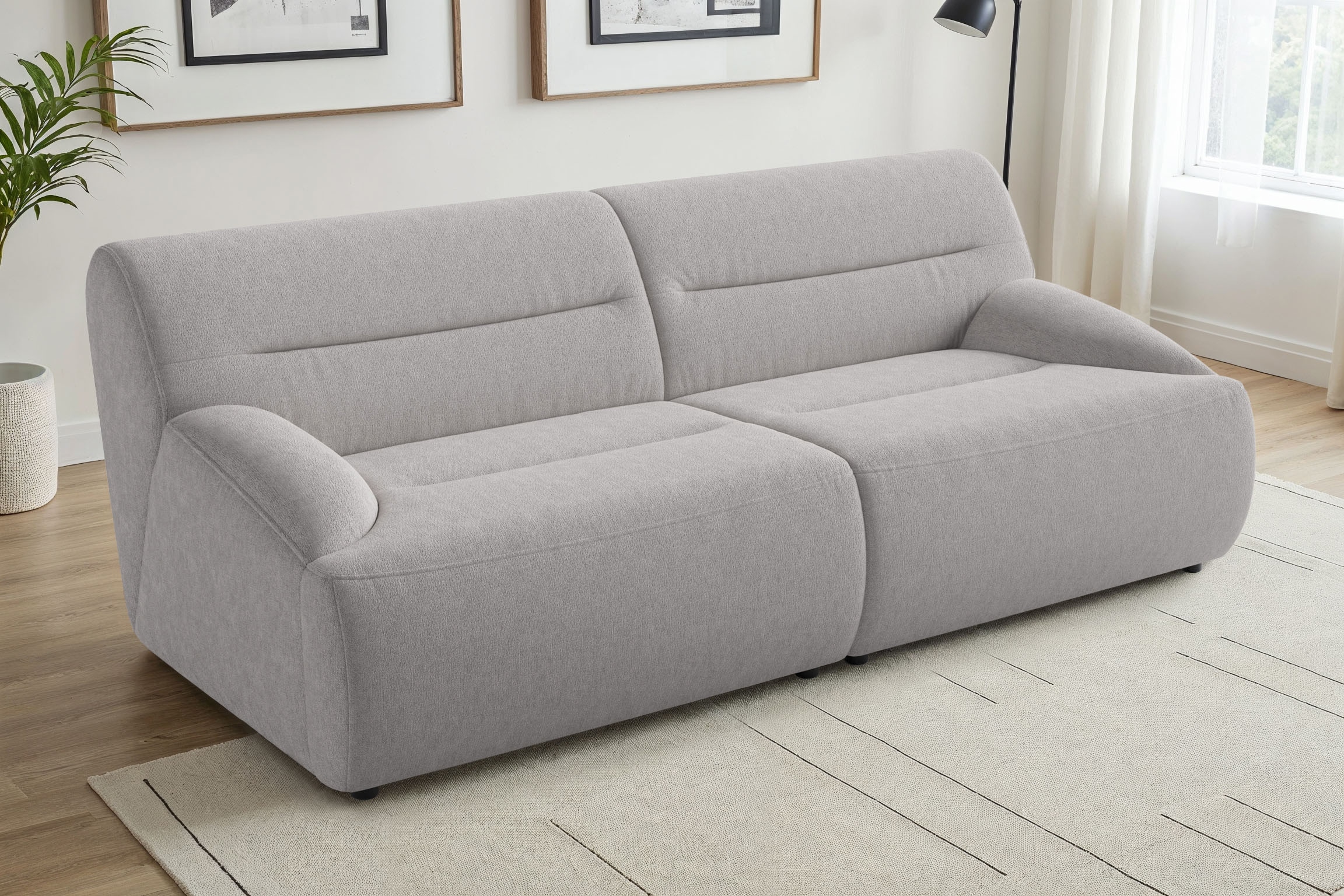 sit&more Big-Sofa »Scrabble« Modernes Design in verschiedenen Stoffarten