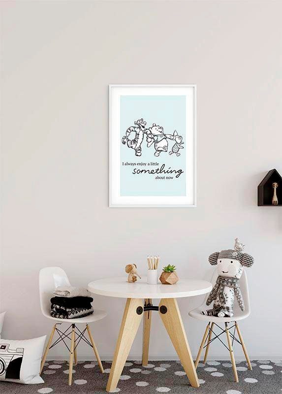 Komar Bild »Winnie the Pooh Little Something«, Disney, (1 St.), Wandbild zur Dekoration im Kinderzimmer - ohne Rahmen