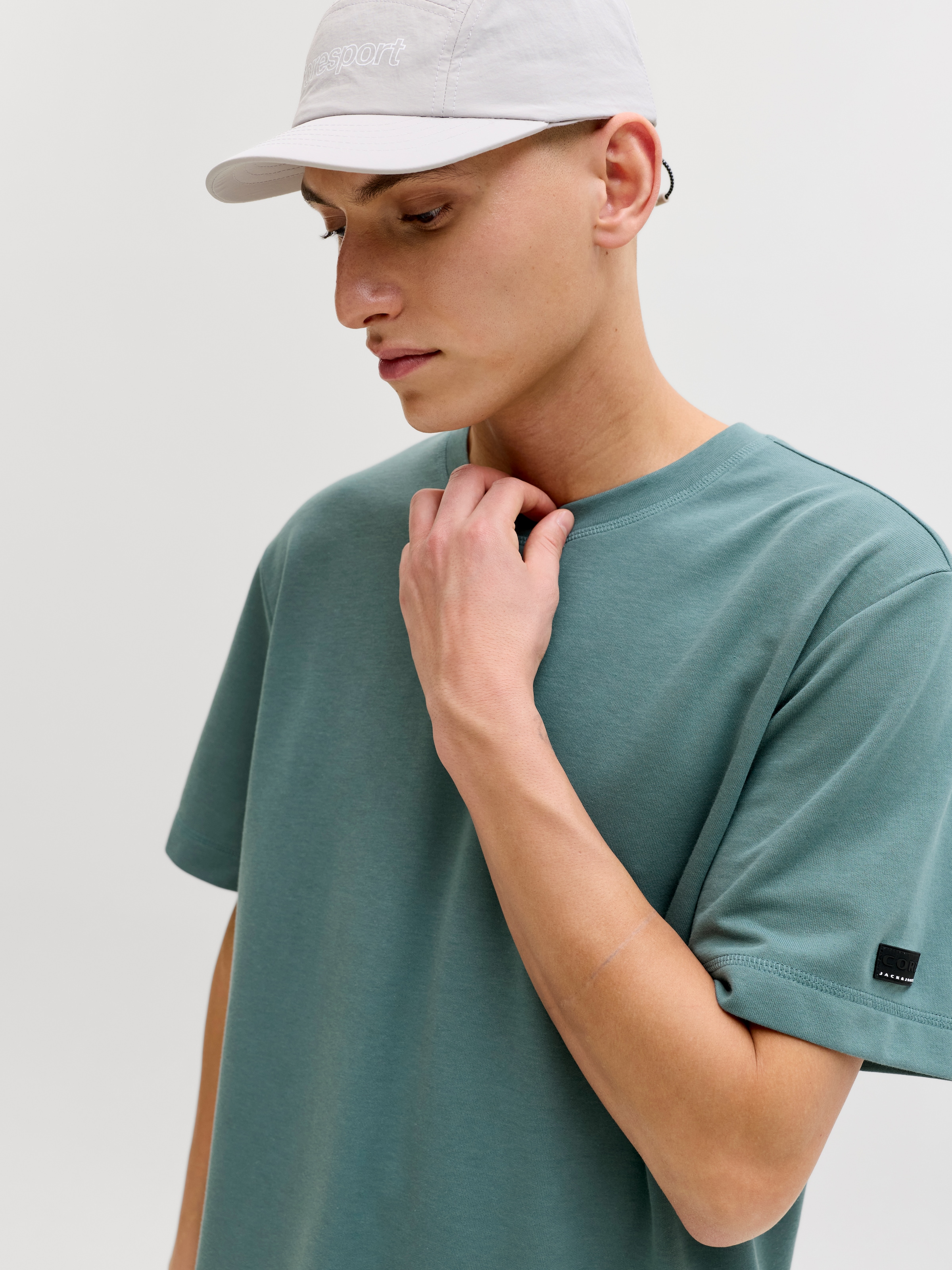 Jack & Jones T-Shirt »JCOFUSION BADGE TEE SS CREW NECK«