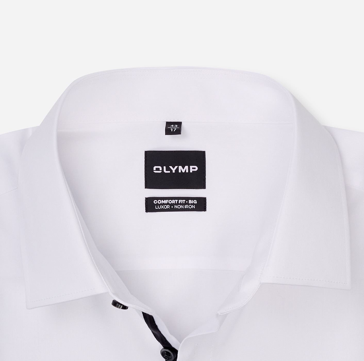 OLYMP Langarmhemd Businesshemd, Big & Tall, unifarben, New Kentkragen