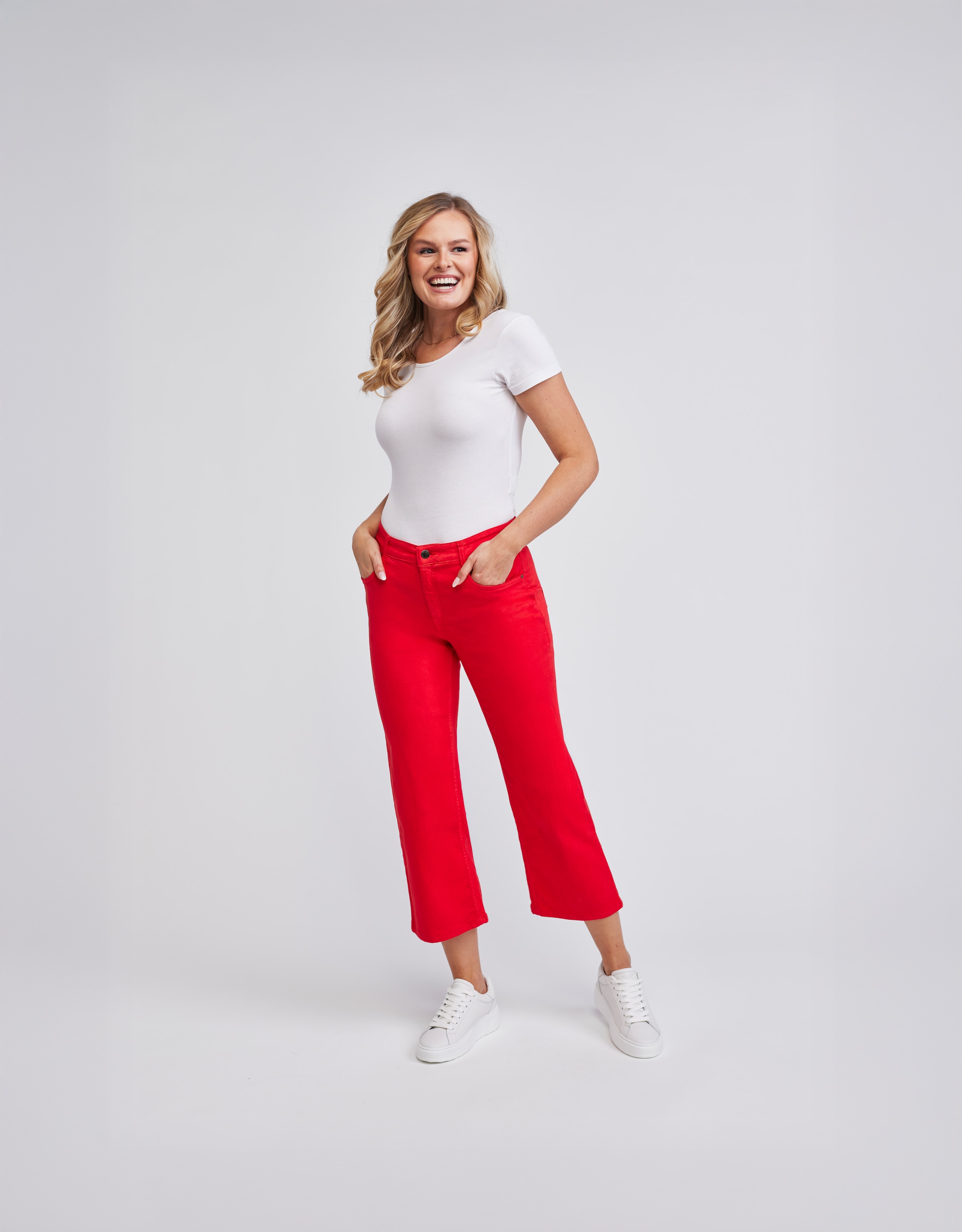 wonderjeans 7/8-Jeans Figurschmeichelnder WonderStretch