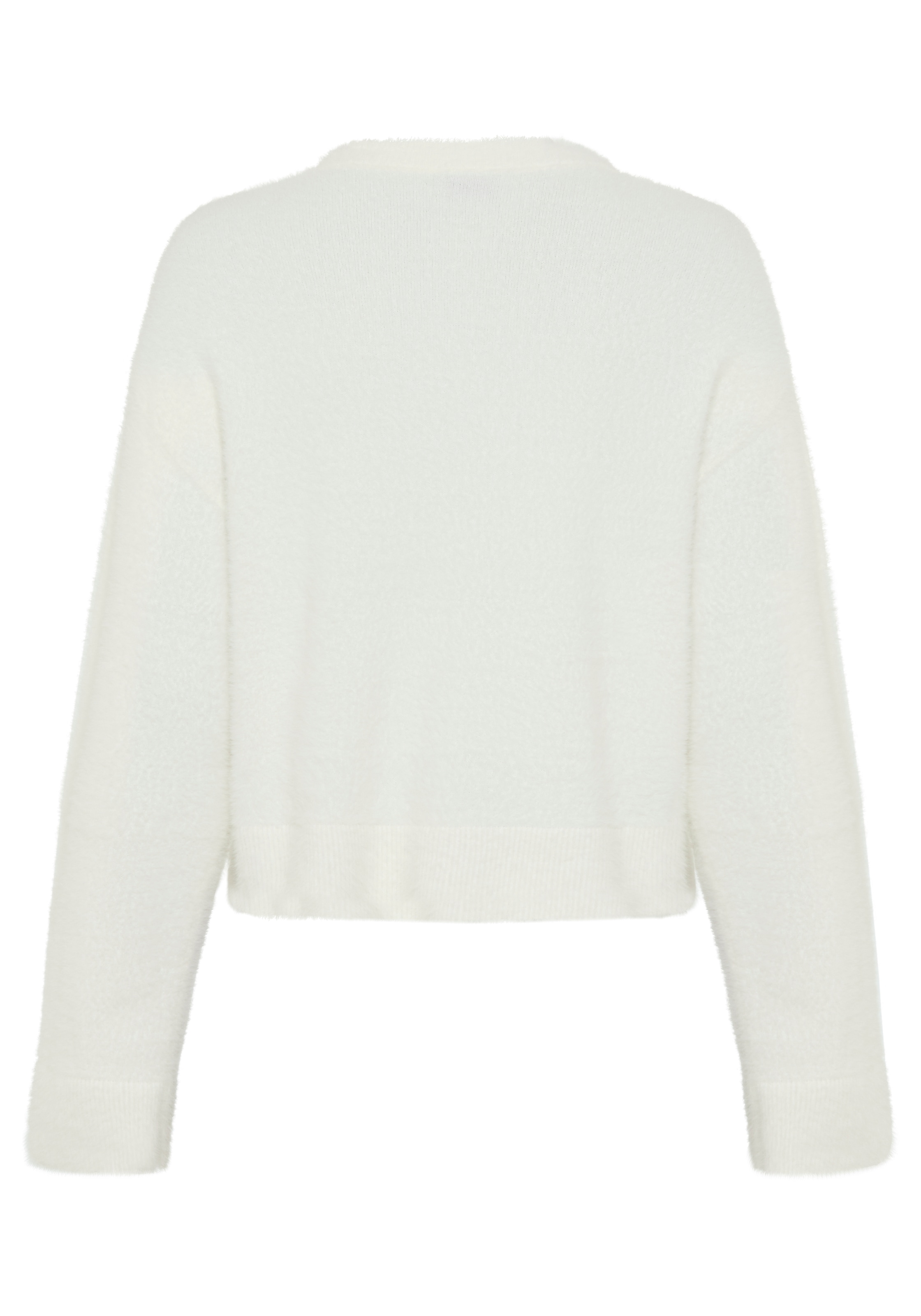 HUGO Blue Strickpullover »Sfurryna«, Oversize, Crew Neck