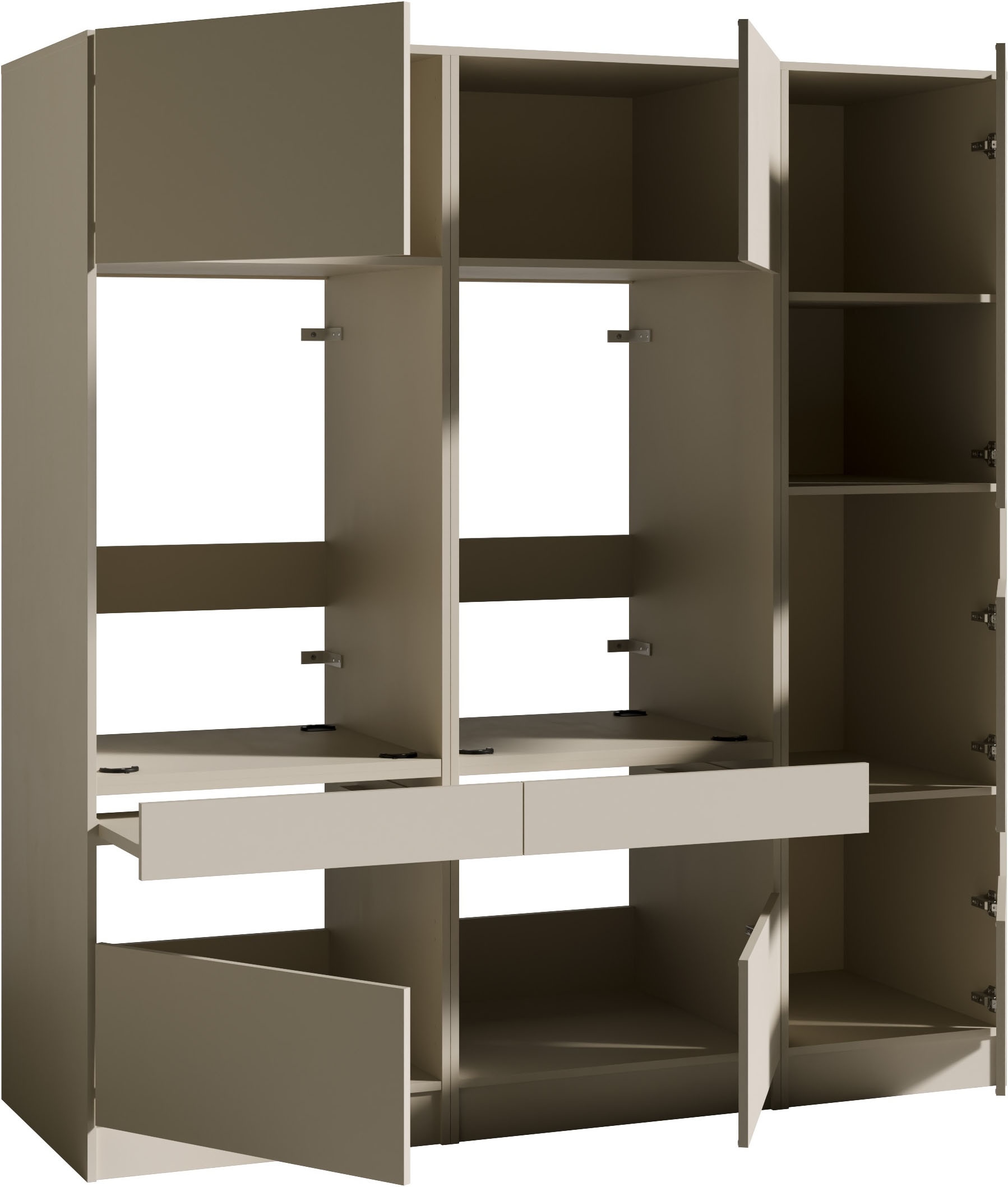 BASIC by Balculina Mehrzweckschrank-Set »Washhome B/T/H 186x68x200 cm« 3 Stk. tlg.