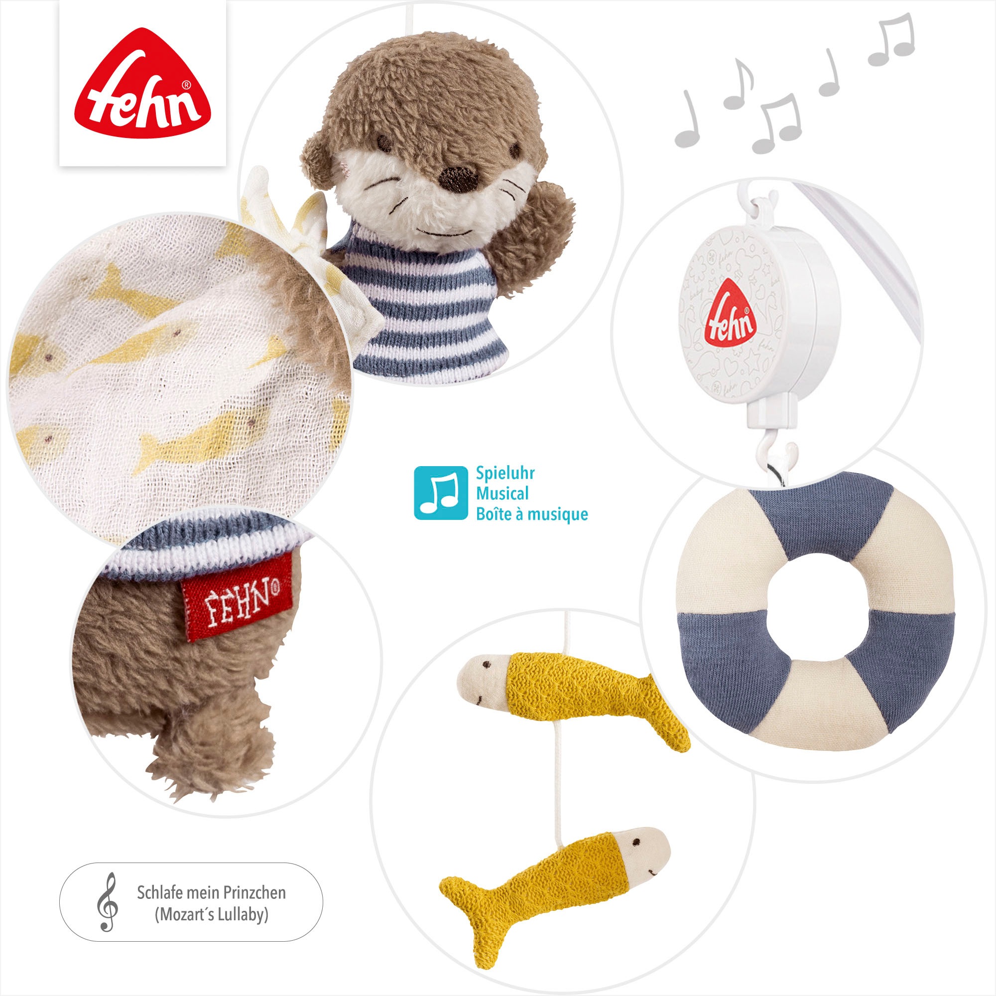 Fehn Mobile »Otter Theo, Musik-Mobile«