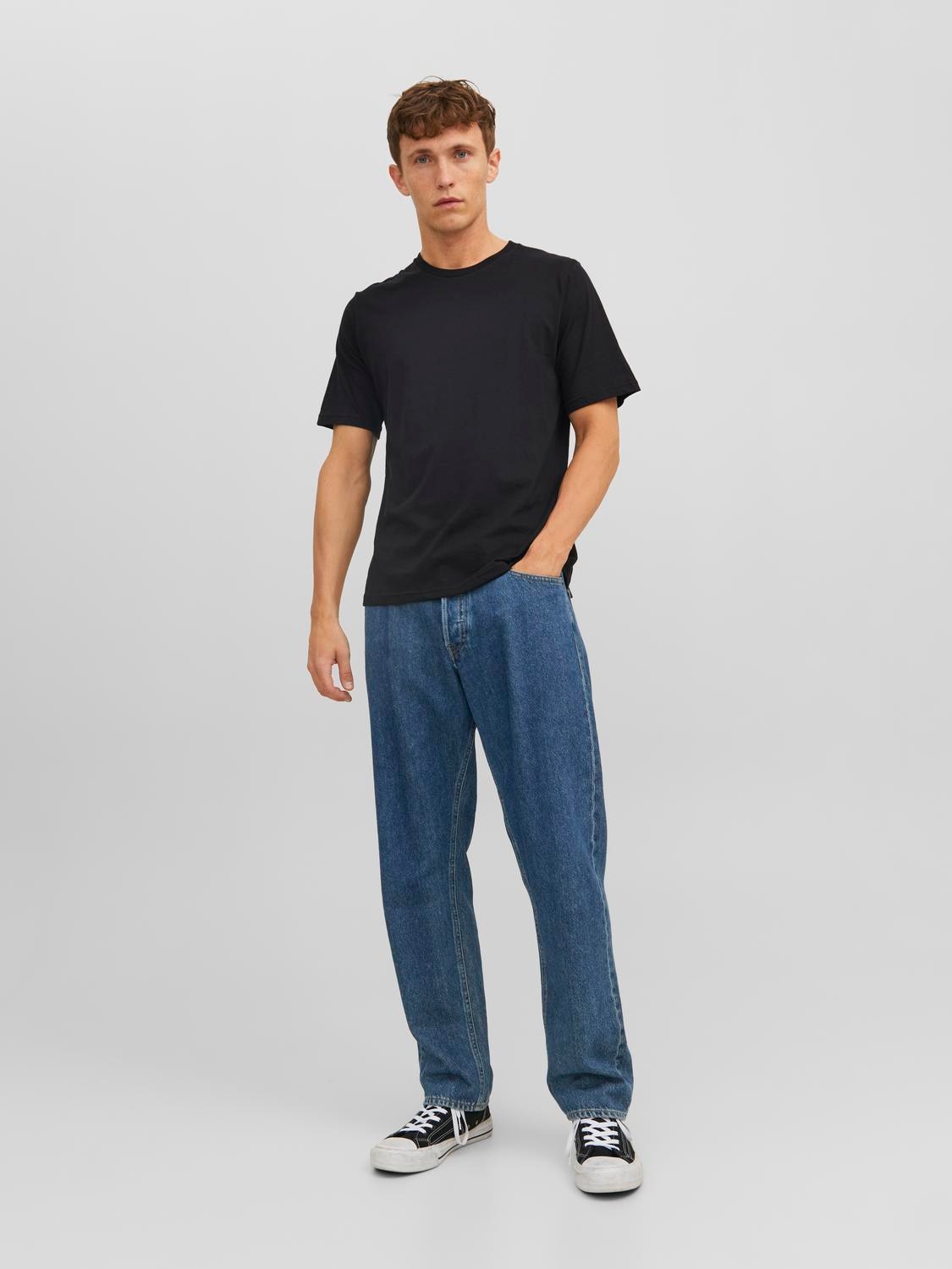 Jack & Jones Rundhalsshirt »JACUNDER TEE CREW NECK 3 PACK NOOS«, (Packung, 3 tlg.)