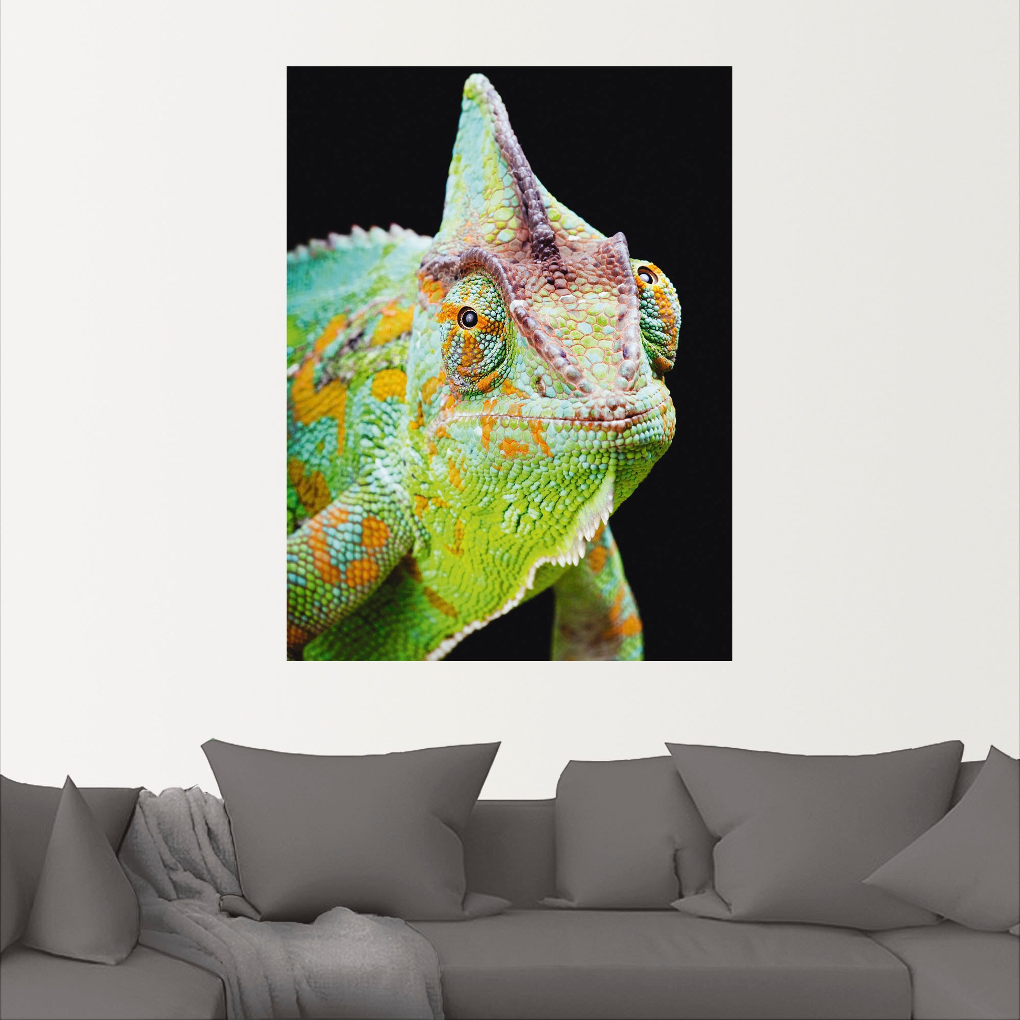 Artland Wandbild »Yemen Chamäleon«, Reptilien, (1 St.), als Alubild, Outdoorbild, Poster, Wandaufkleber in verschied. Größen