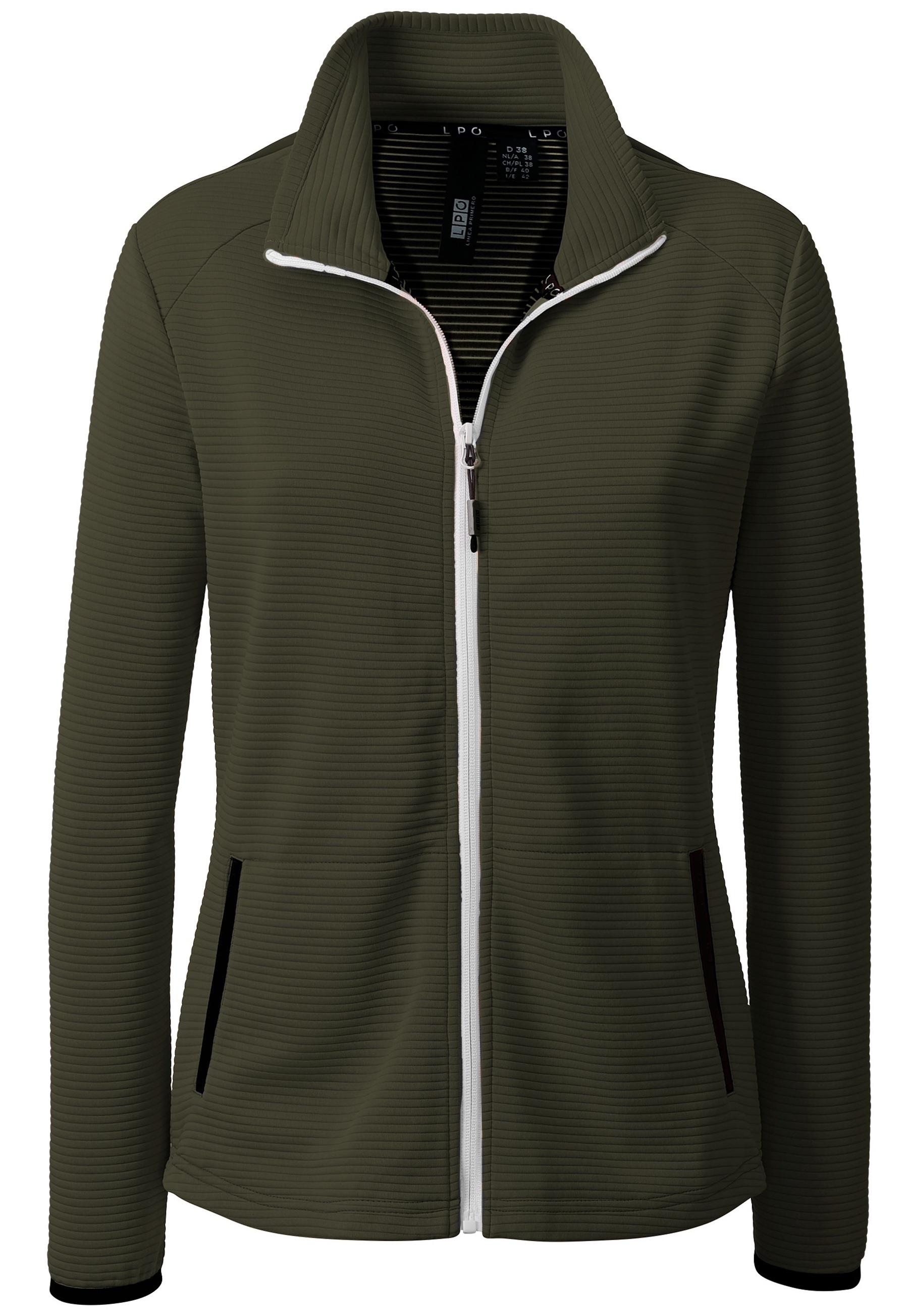 LPO Strickfleecejacke »XARA WMN«, mit Stehkragen