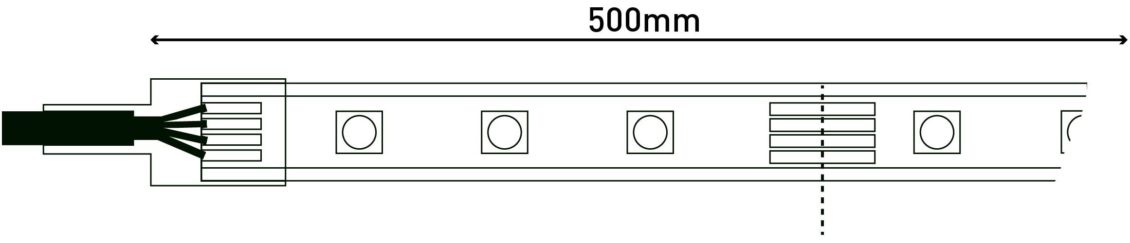 näve LED Stripe »Outdoor«, Farbwechsel, Dimmfunktion, Fernbedienung, Länge 1000cm, RGB, IP44