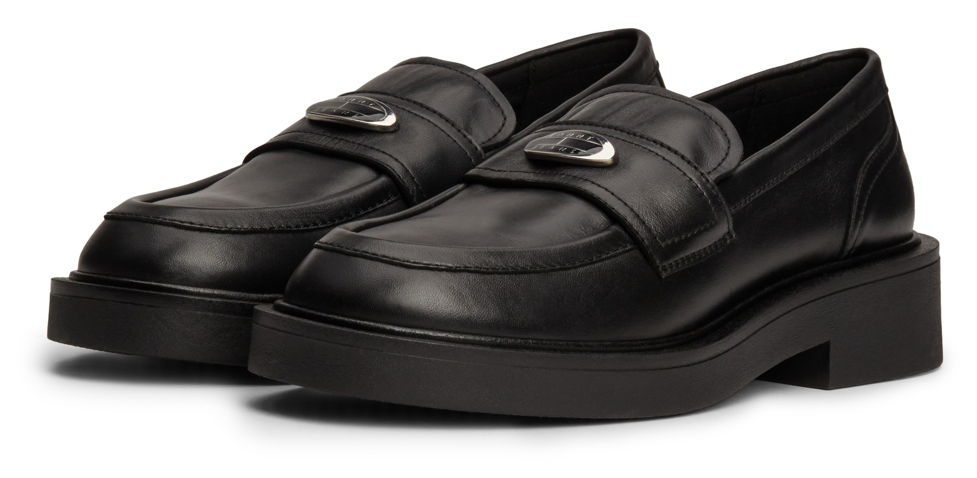 Tommy Jeans Loafer »TJW FLAT LOAFER«, Halbschuh, Slipper, Schlupfschuh im College-Look