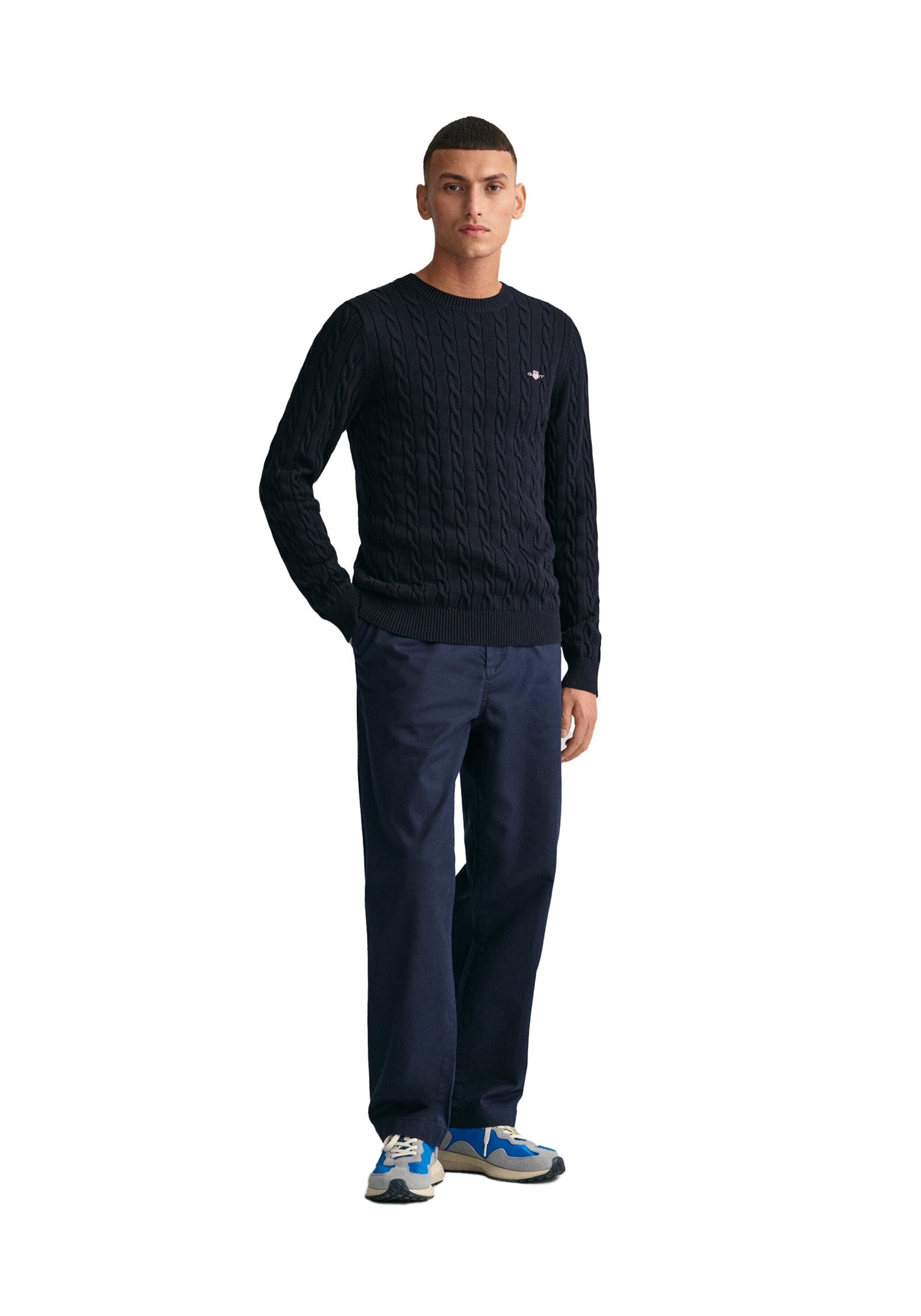 Gant Sweater »Strickpullover COTTON CABLE C-NECK«
