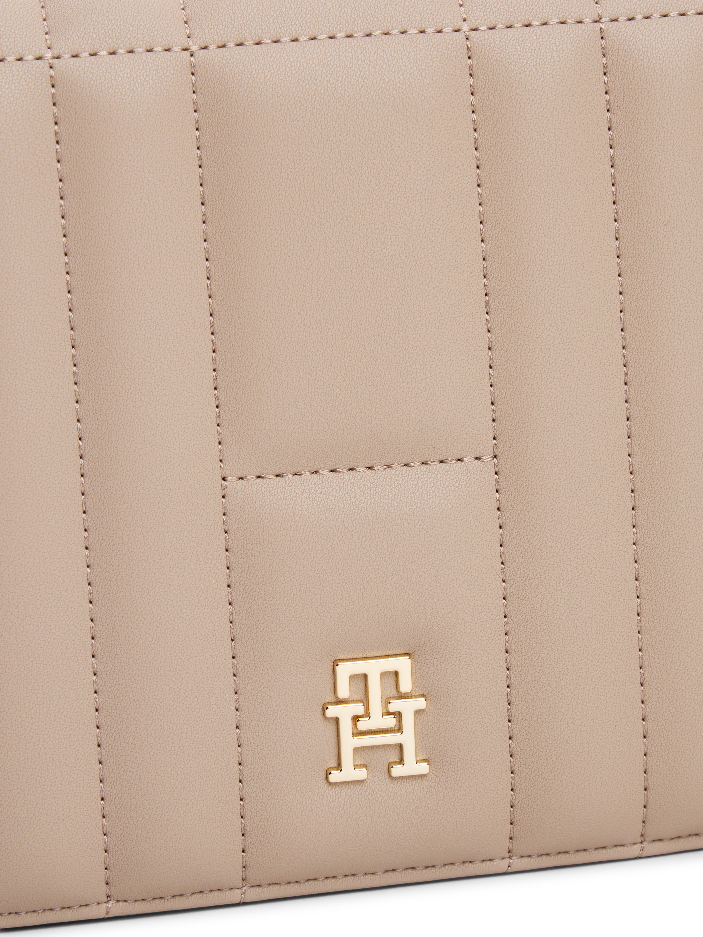 Tommy Hilfiger Umhängetasche »TH FEMININE CONV CROSSOVER«, Damen-Schultertasche, Clutch, Minibag mit modischer Steppung
