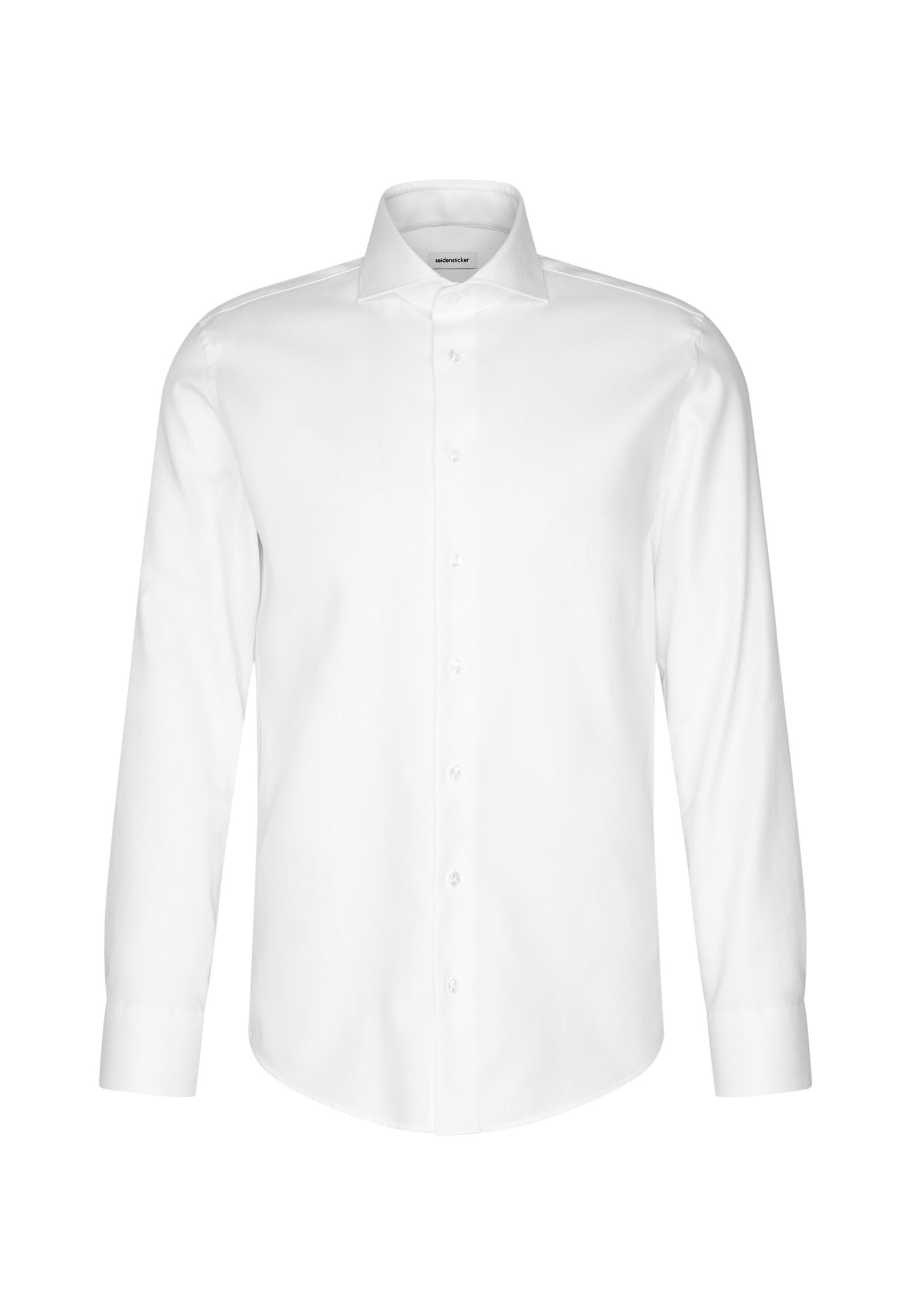 seidensticker Businesshemd »Schwarze Rose« Slim 1/1 Haifischkragen Fischgrat