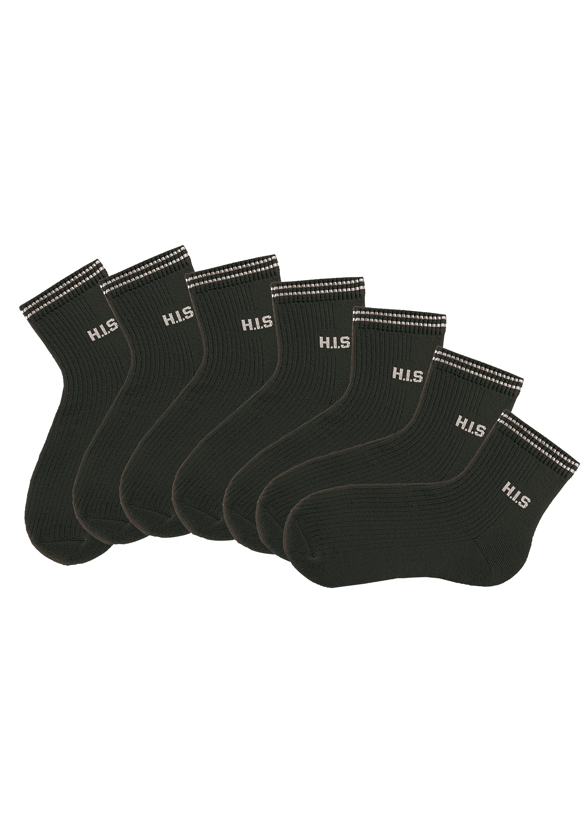 H.I.S Kurzsocken Packung, 7 Stk. tlg. mit Vollfrottee