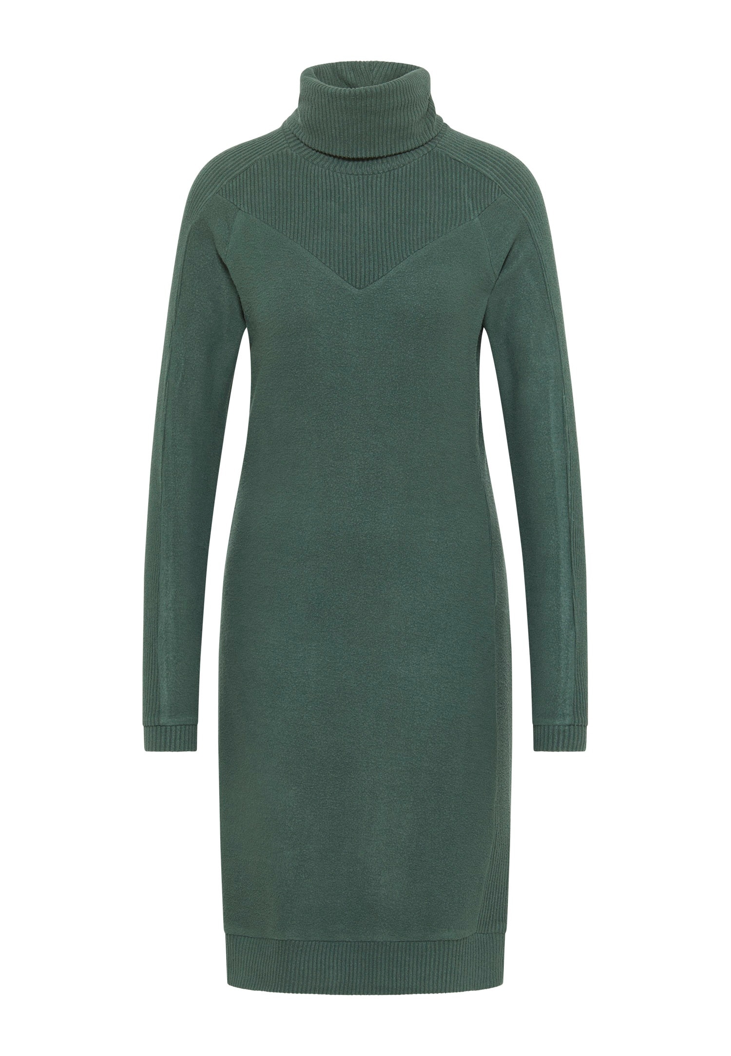 Ragwear Strickkleid »PEONA« Label-Applikation am Saum für den unverkennbaren ragwear-Look